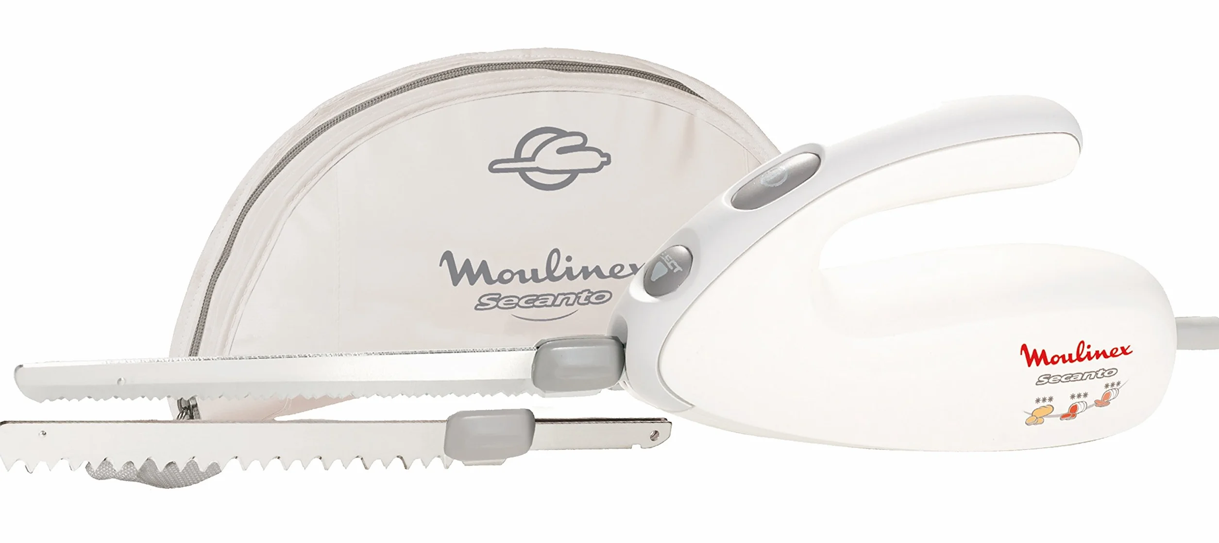 Moulinex Couteau électrique 100 W Secanto blanc DJAC41