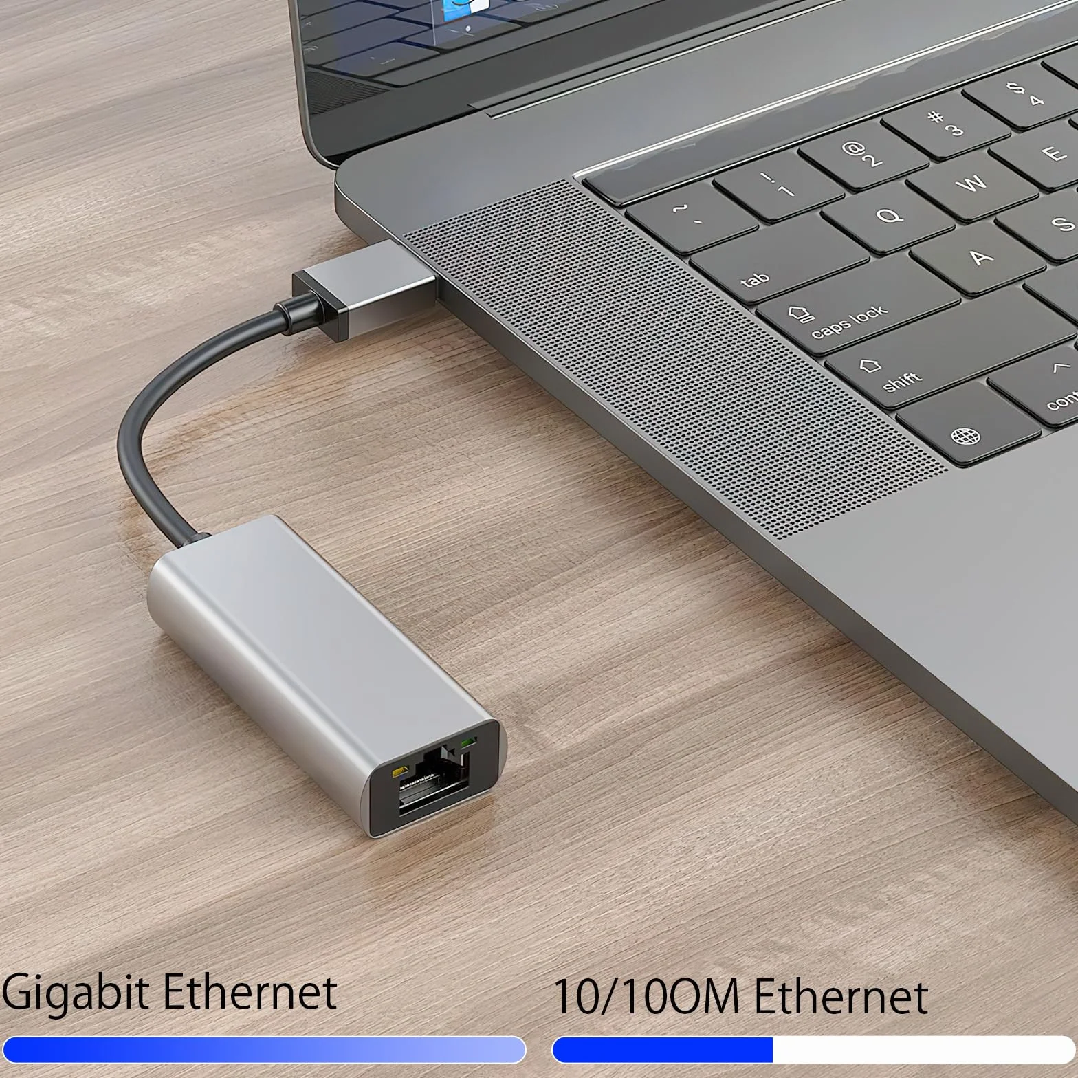HENGBIRD Adapter USB LAN 2.0 Ethernet 1000 Mbps, USB na RJ45 Gigabit Ethernet LAN, kompatybilny z Surface, MacBook, laptopem, komputerem PC z Windows 11/10/8.1/8, macOS, Linux