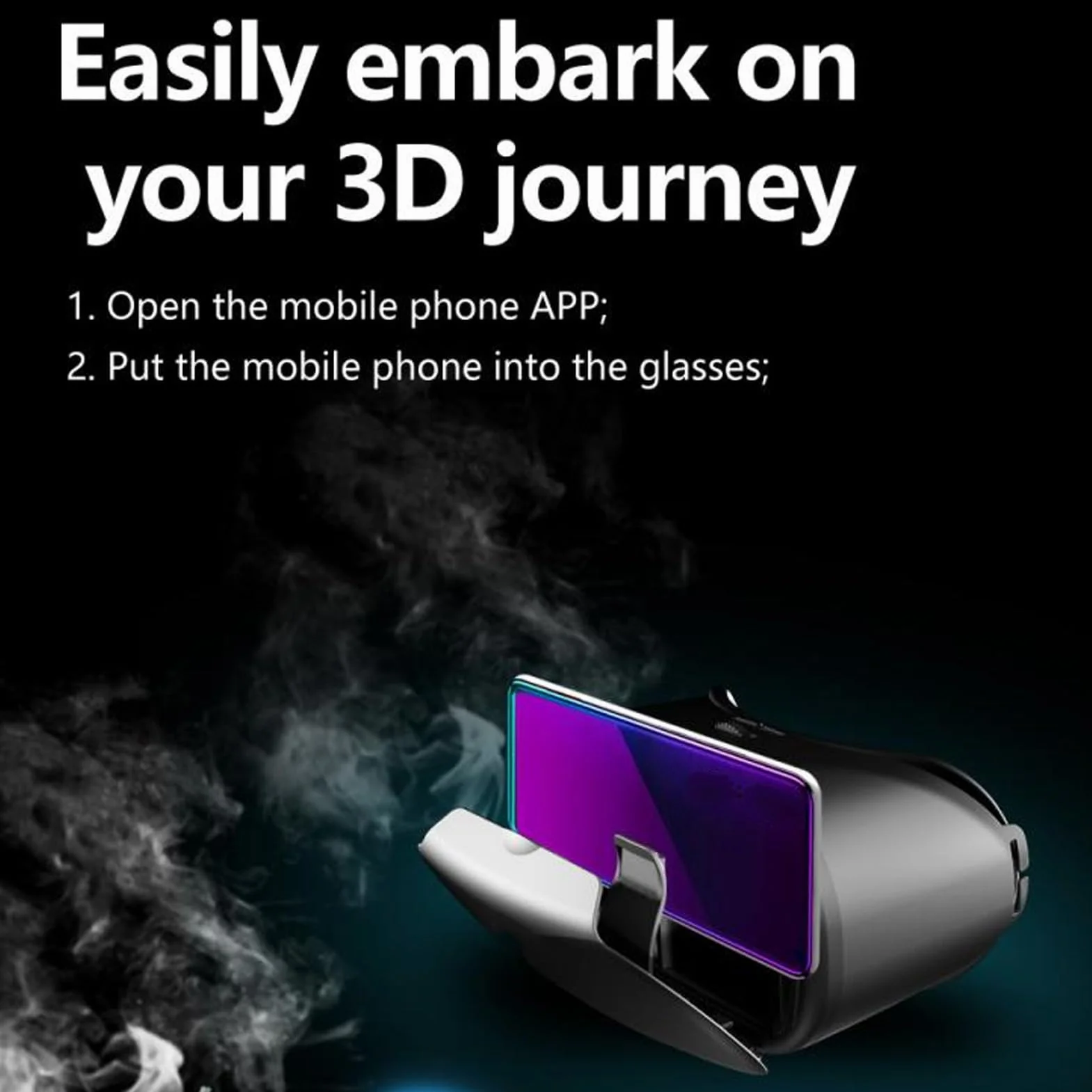 Zestaw Słuchawkowy VR do Wirtualnej Rzeczywistości Okulary 3D Gogle VR Kask 3D do Wirtualnej Rzeczywistości 5–7 Cali do Telewizora, Filmów Telefonicznych, Edukacji i Gier Wideo