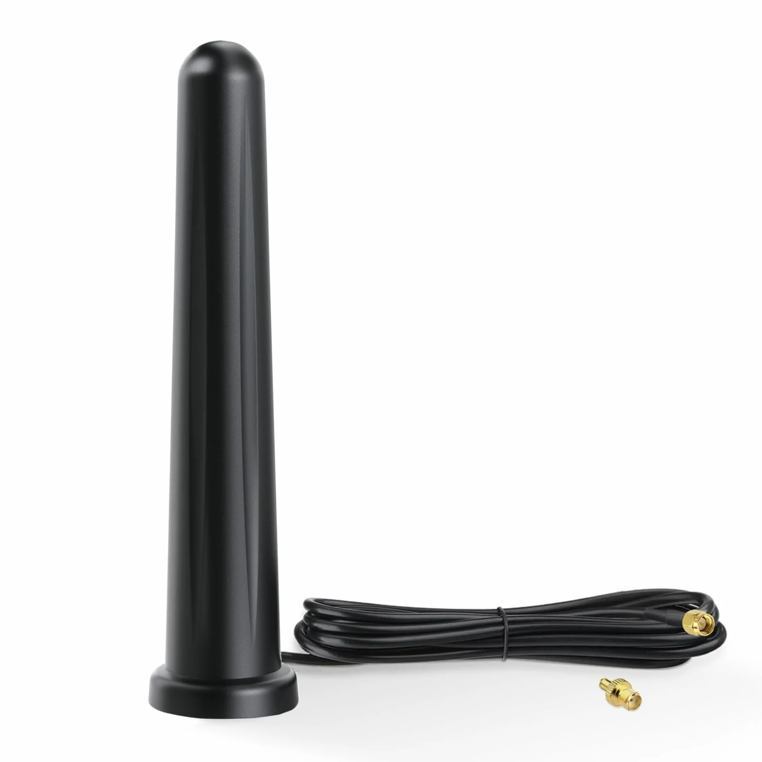 Eightwood Antena magnetyczna 4G LTE SMA 6dBi antena wielokierunkowa z adapterem TS9 + kabel antenowy 3 m do kamery leśnej 4G LTE Router Modem Kamera GSM Hotspot itp