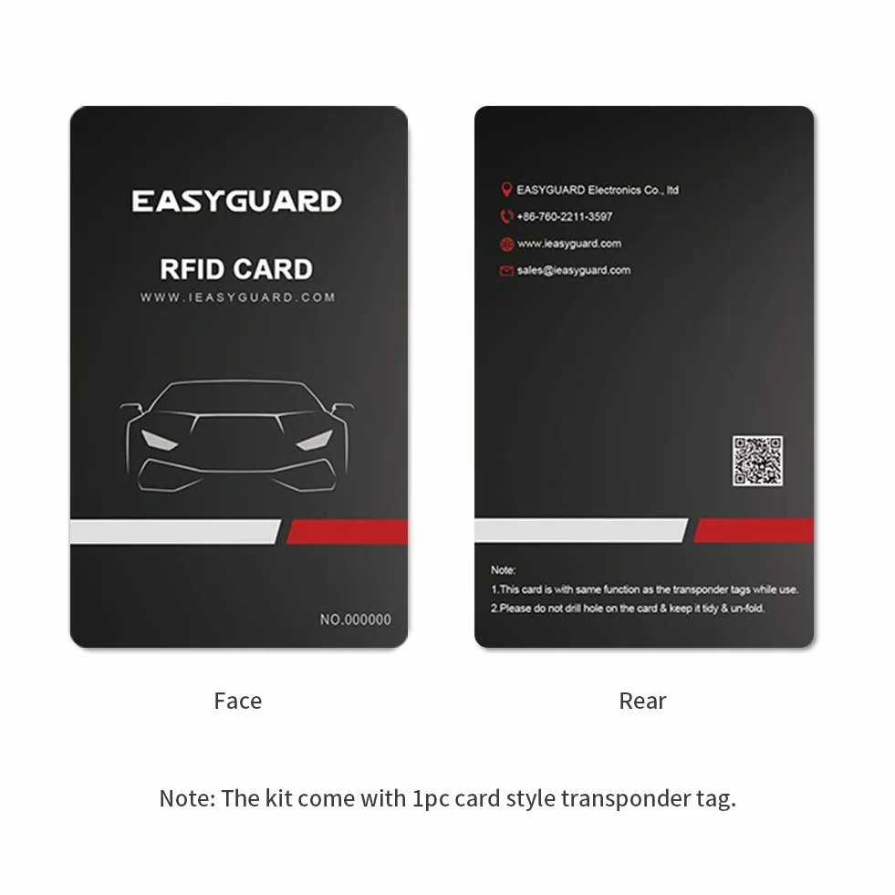 EASYGUARD EC004 inteligentny system alarmowy samochodowy RFID z przyciskiem uruchamiania silnika transpondera immobilizer bezkluczykowy system Go