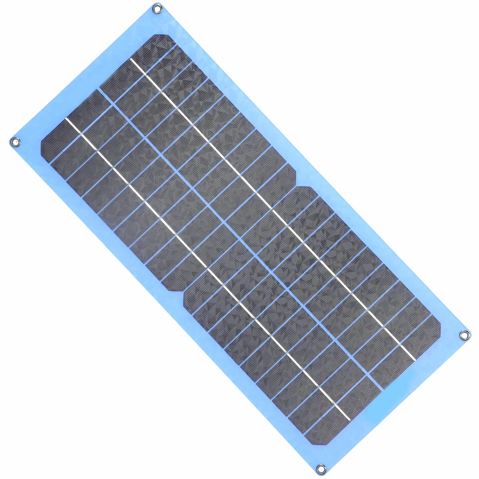 Yosoo Health Gear Elastyczny Zestaw Paneli Słonecznych Laminowany moduł Fotowoltaiczny 15 W 18 V Ładowarka Słoneczna USB z Regulowanym Uchwytem IP65 Wodoodporny do Kempingu RV Camping Piesze