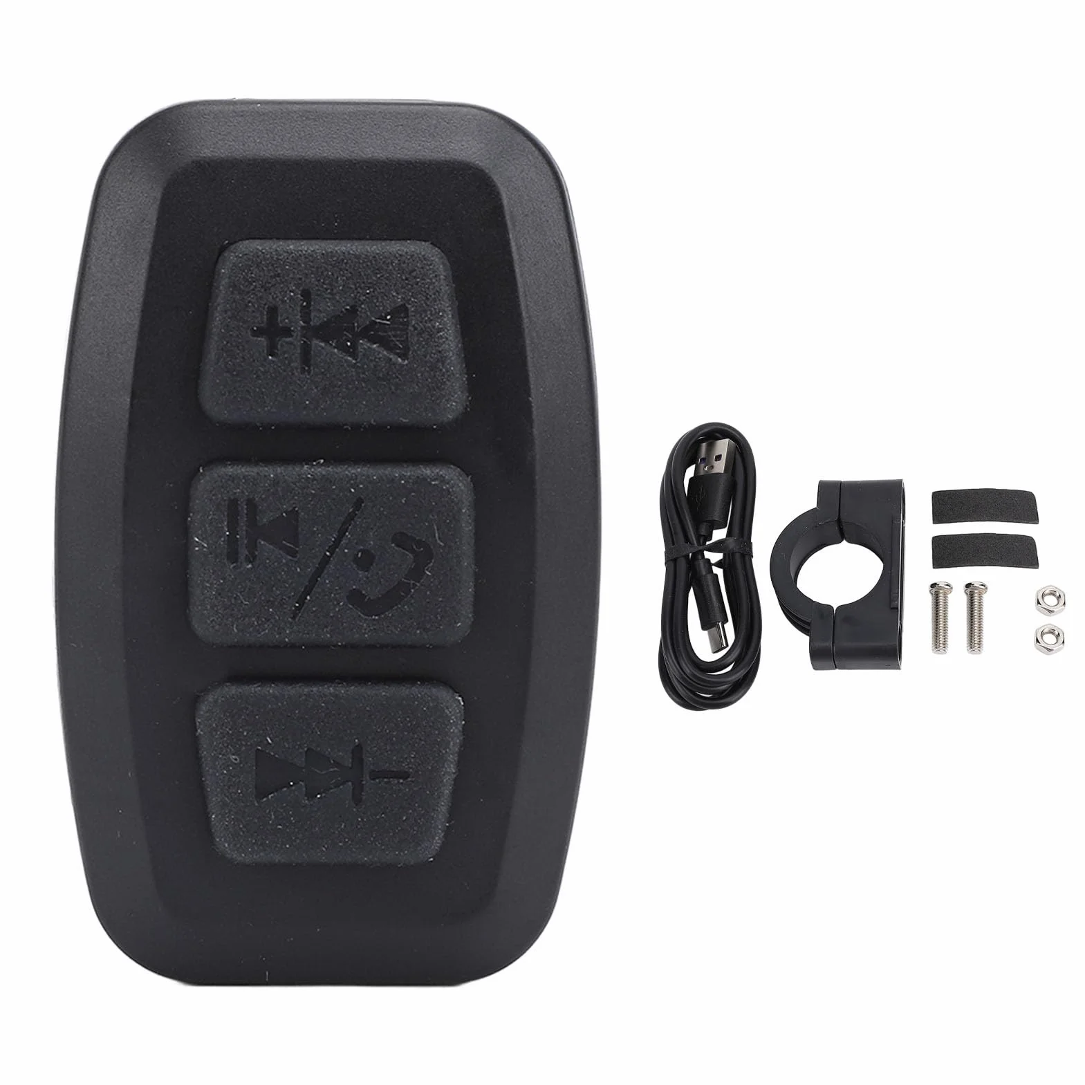 Kontroler Bluetooth do Motocykla Rowerowego, Wodoodporny Pilot do Telefonu Komórkowego IPX6 dla IOS, Android, Akumulator, Zasięg 15M (Plyistypfdvwki1gu-11)
