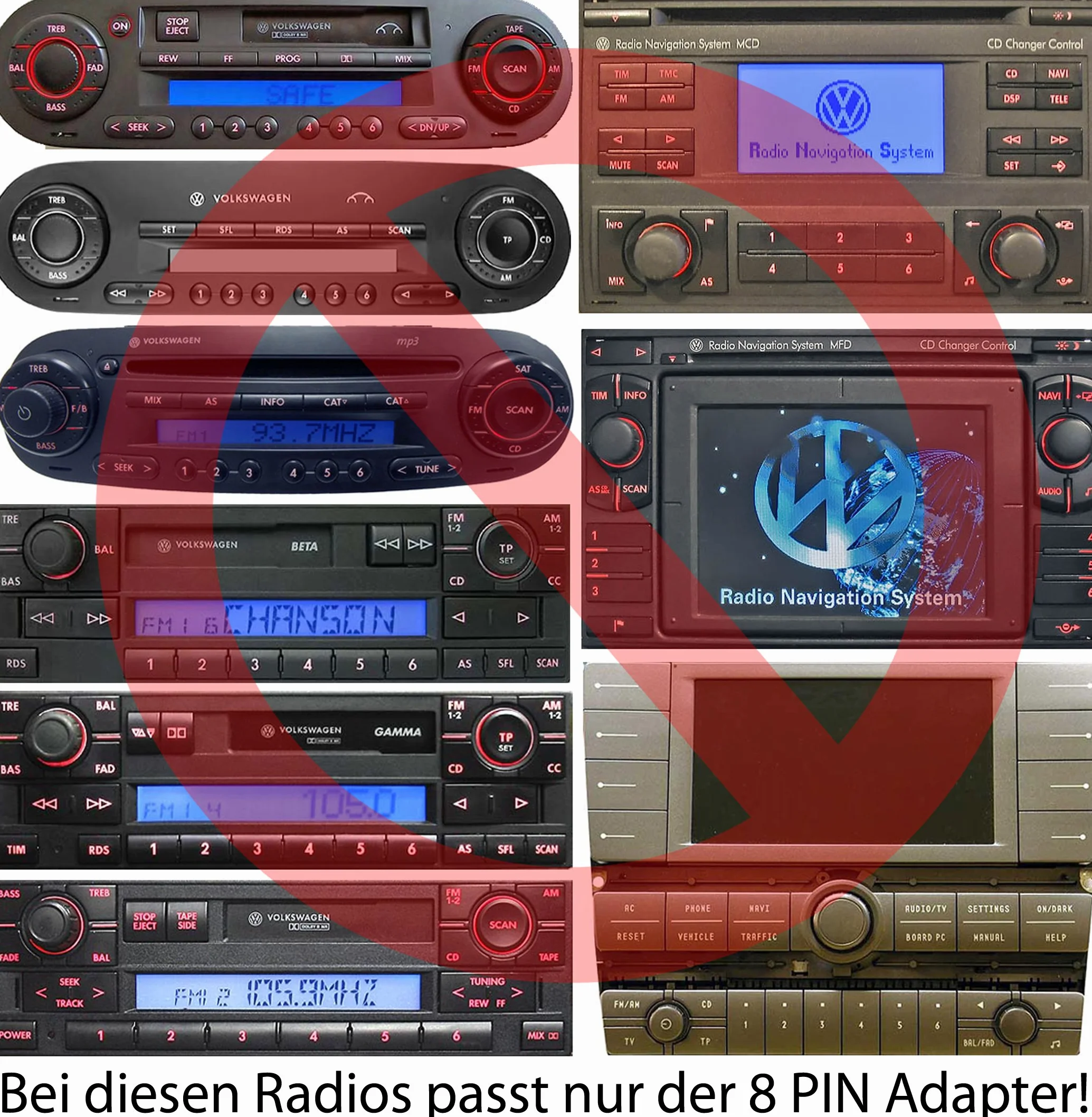 BlueMusic Bluetooth Interfejs audio kompatybilny z Quadlock VAG SKODA SEAT 12pin