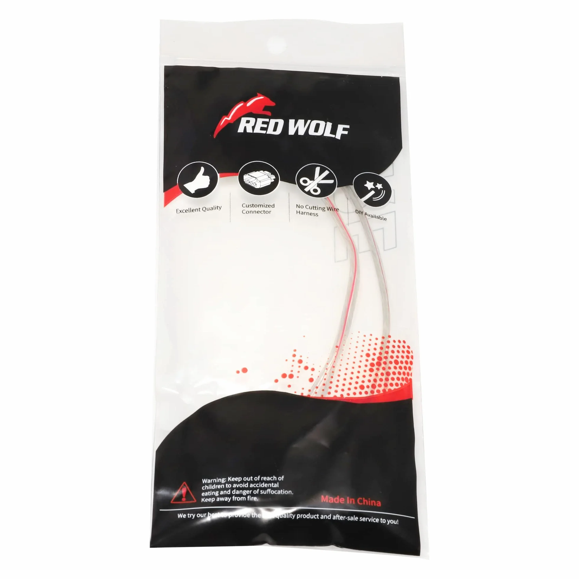 RED WOLF Car Front Dash Tweeter Speaker Wiring Harness for 2008-2022 Toyota RAV4 Camry 4Runner Highlander Scion, 2010-2019 Subaru Forester Factory Speaker Replacement Adapter Connector Non JBL System