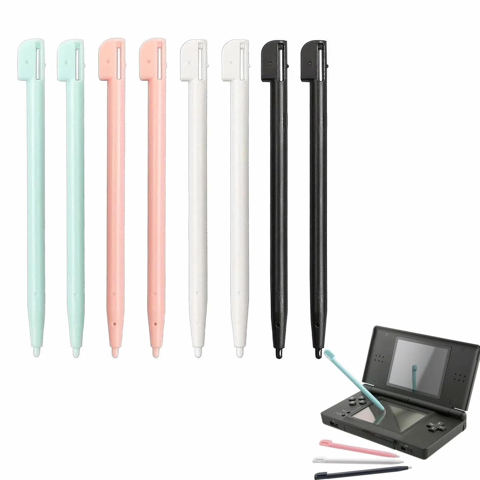 Pióro dotykowe, rysik do ekranu dotykowego, rysik do ekranu dotykowego, rysik do 3DS NDS Lite DSL NDSL, plastikowa końcówka zapewniająca precyzję i trwałość (8)