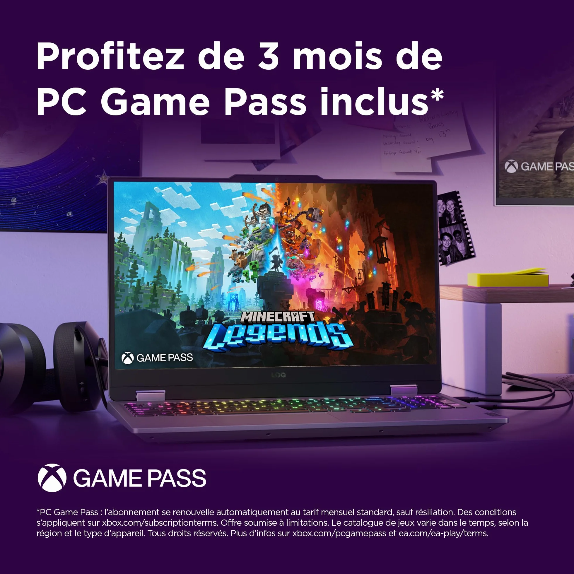 Lenovo LOQ 15IRX10 Ordinateur Portable Gaming 15.6" FHD 144Hz Intel Core i7-13700HX RAM 16Go SSD 512Go NVIDIA RTX 5060 8GB Windows 11 Home Gris