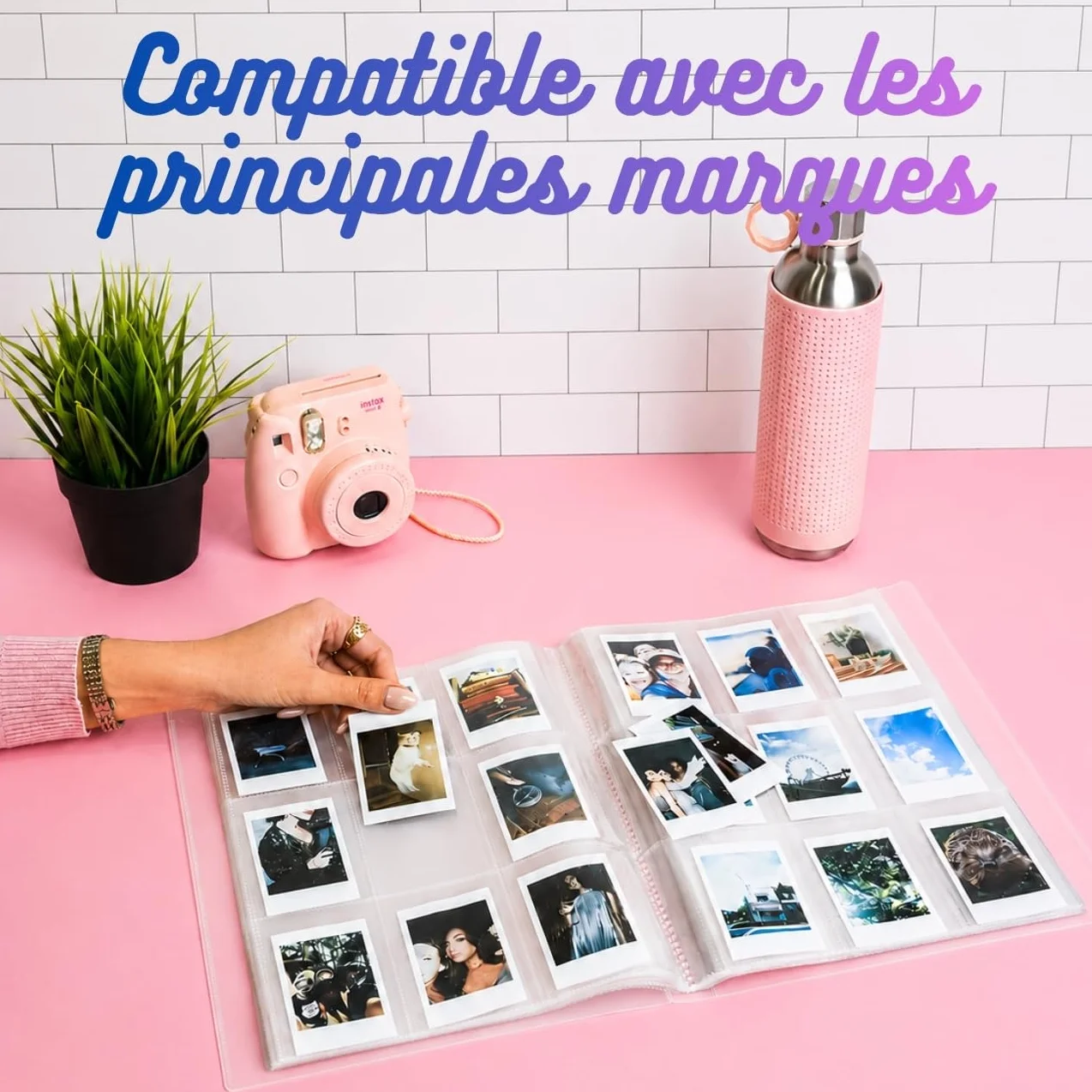 Album photo instantané 30 pages 270 poches transparent pour souvenirs mariage