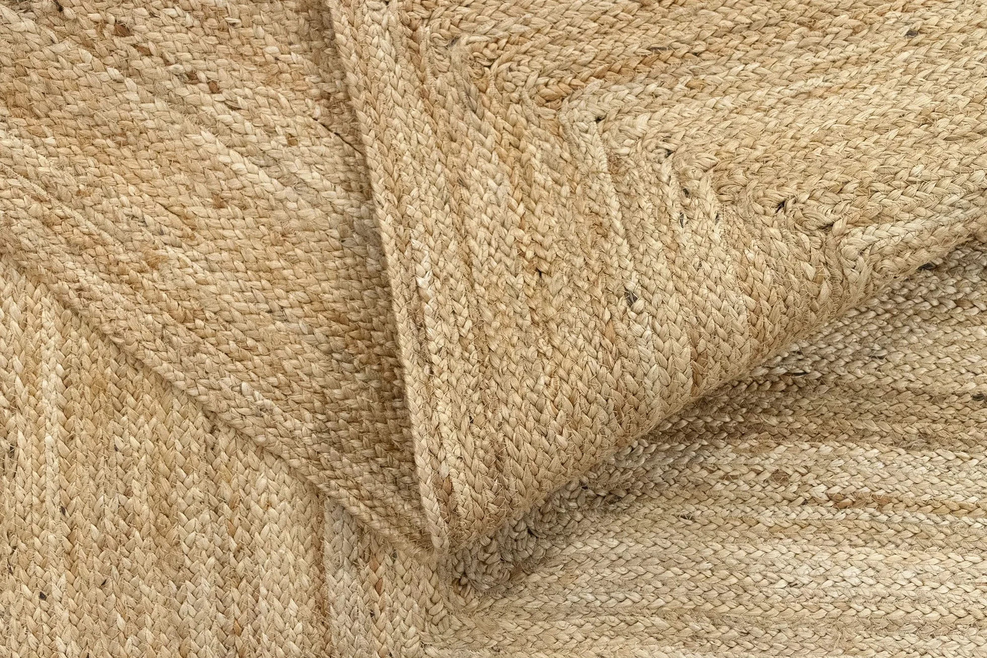 Tapis Naturel Alhambra Tressé à la Main 200x300cm pour Salon Salle à Manger Chambre