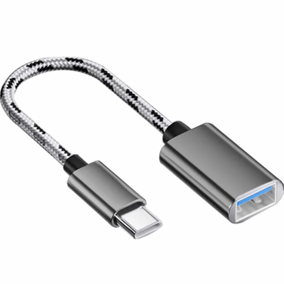Adaptateur USB C vers USB A, Câble OTG, Compatible iPhone 15 Pro/Max, iPad Pro, Samsung Galaxy S21 S22 S23, MacBook Pro/Air, Google Pixel