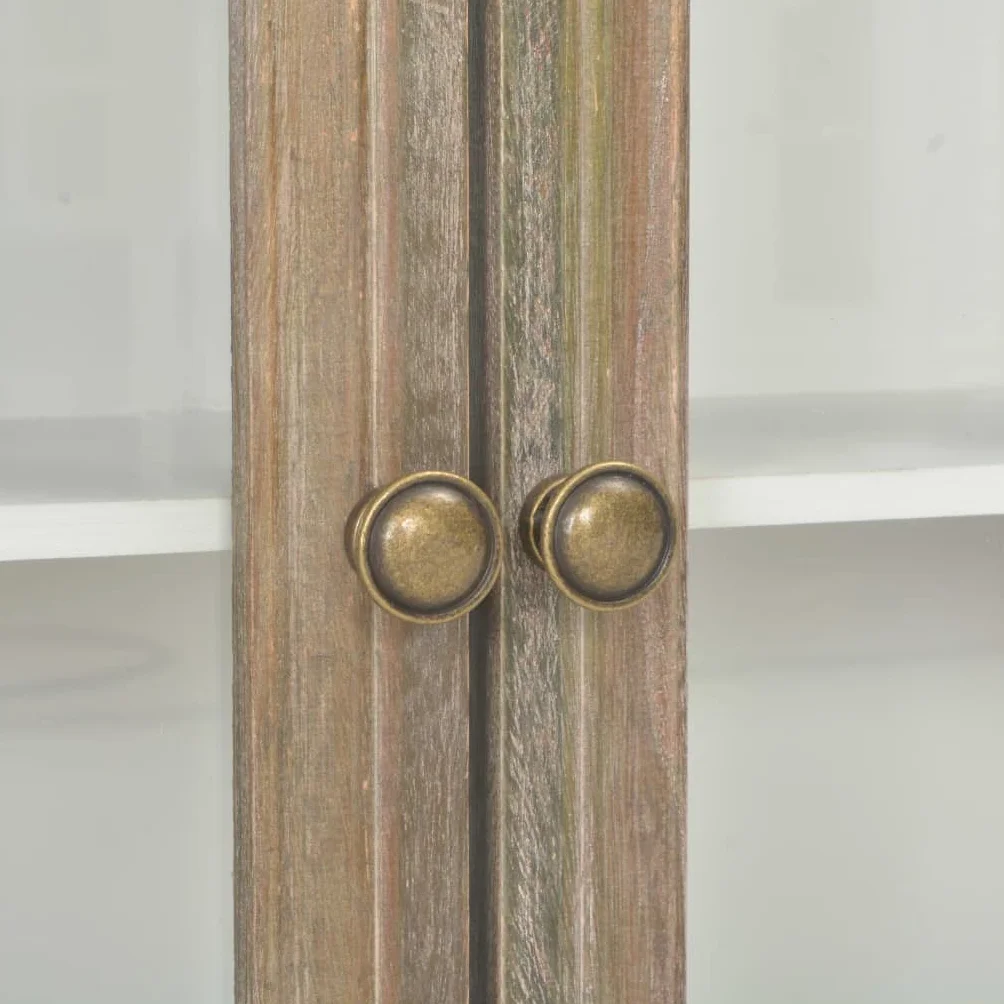 vidaXL Armoire Murale Rangement Stockage Meuble de Salle de Bain Armoire de Toilettes Murale Salon Cuisine Maison 2 Portes Etagère Bois d'ingénierie