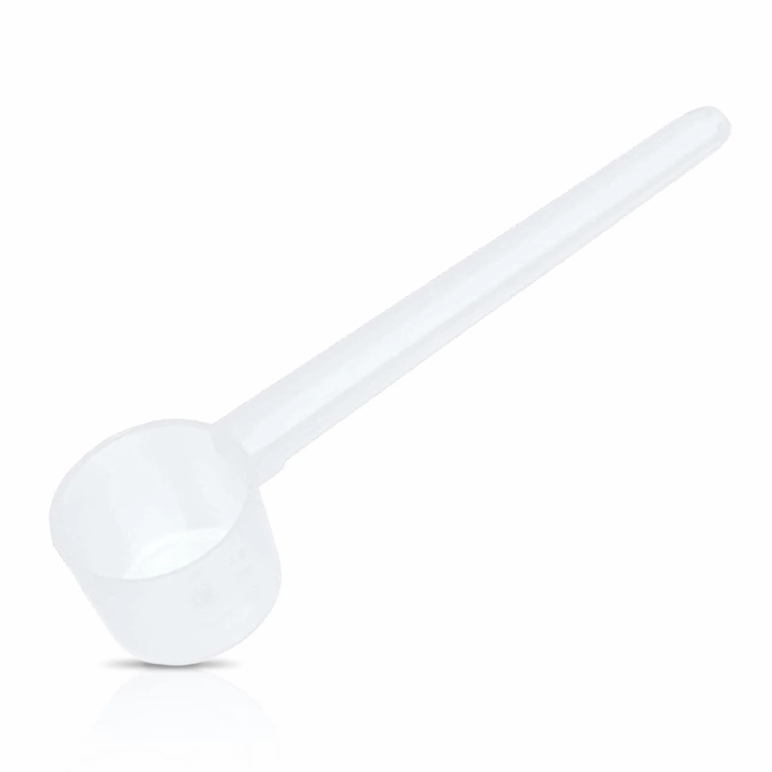 Cuillère doseuse de mesure 5 g, transparente avec graduation 2-4 g, 1 pièce