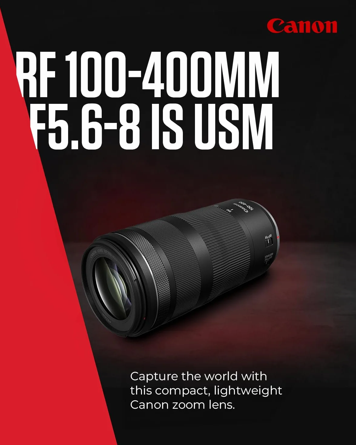 Canon Rf 100-400Mm F5.6-8 Is Usm Milc Teleobiektyw czarny, W128283538 (Milc Teleobiektyw czarny)