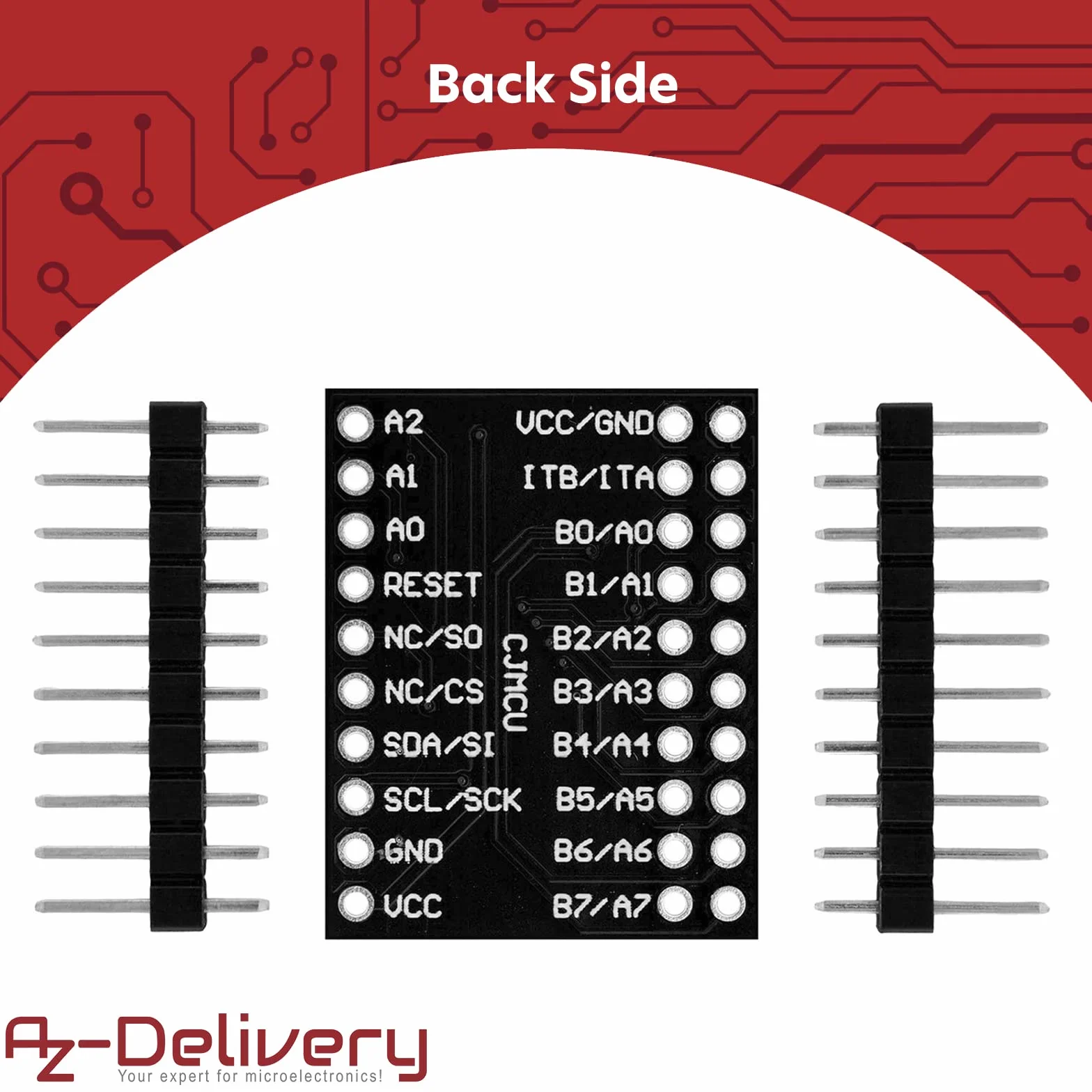 AZDelivery 5 x MCP23017 Ekspander portów 16-bitowy dwukierunkowy ekspander we/wy z interfejsem szeregowym I2C kompatybilny z Arduino w tym e-Book!