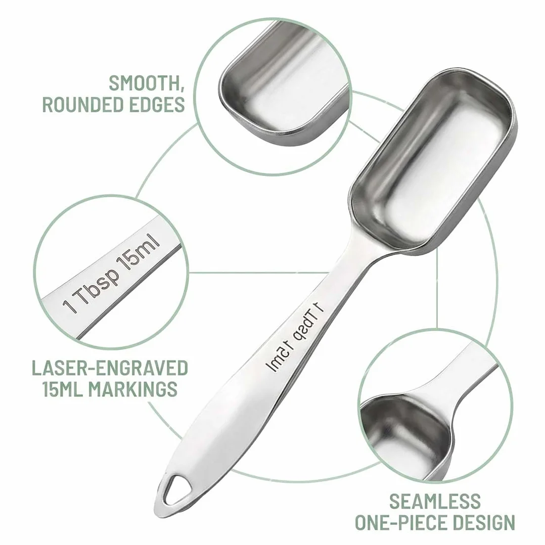 Cuillère Doseuse 15ml en Acier Inoxydable pour Ingrédients Liquides et Secs