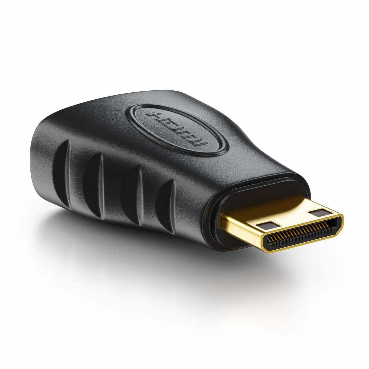 deleyCON Adapter HDMI do Mini HDMI - Gniazdo HDMI do Wtyczki Mini HDMI 1920x1200 1080p - Czarny