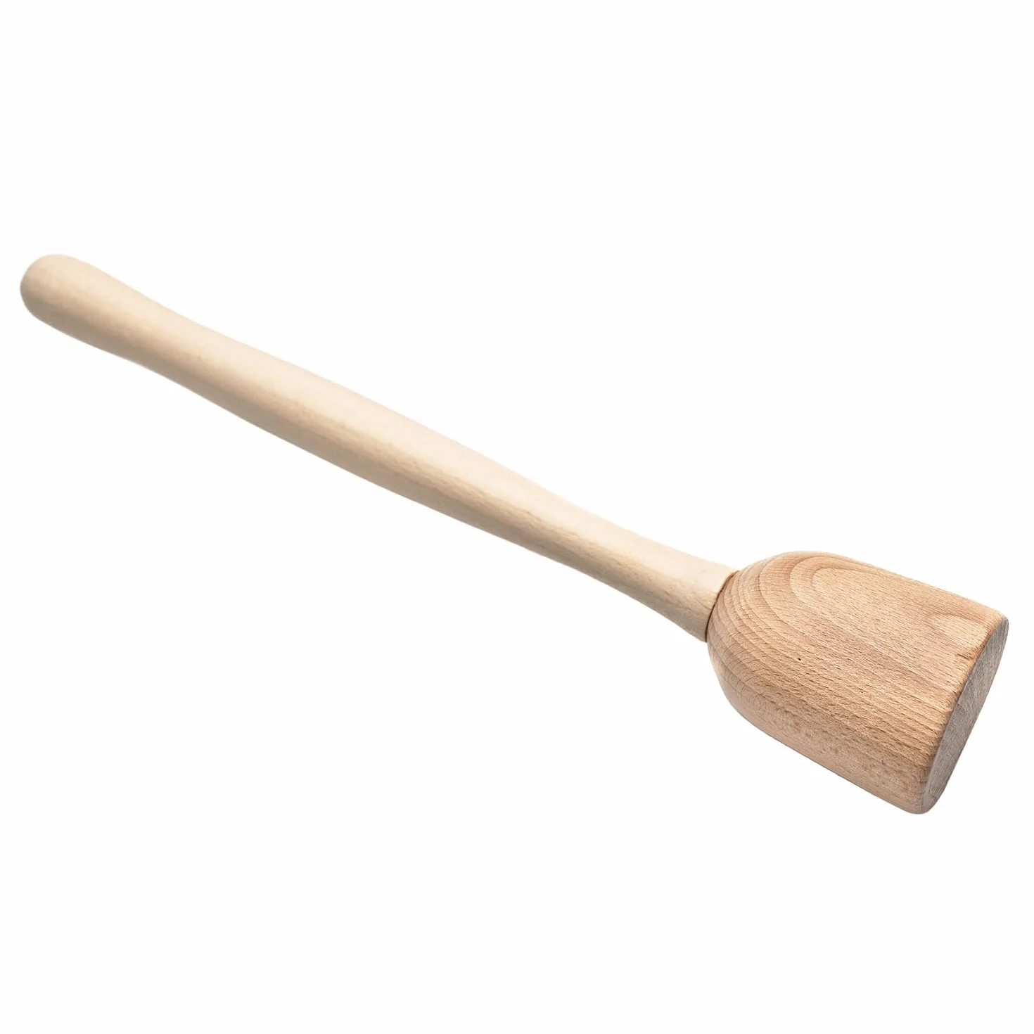 Chinchilla® Presse-purée en bois de hêtre marron écologique pour pommes de terre et légumes ergonomique