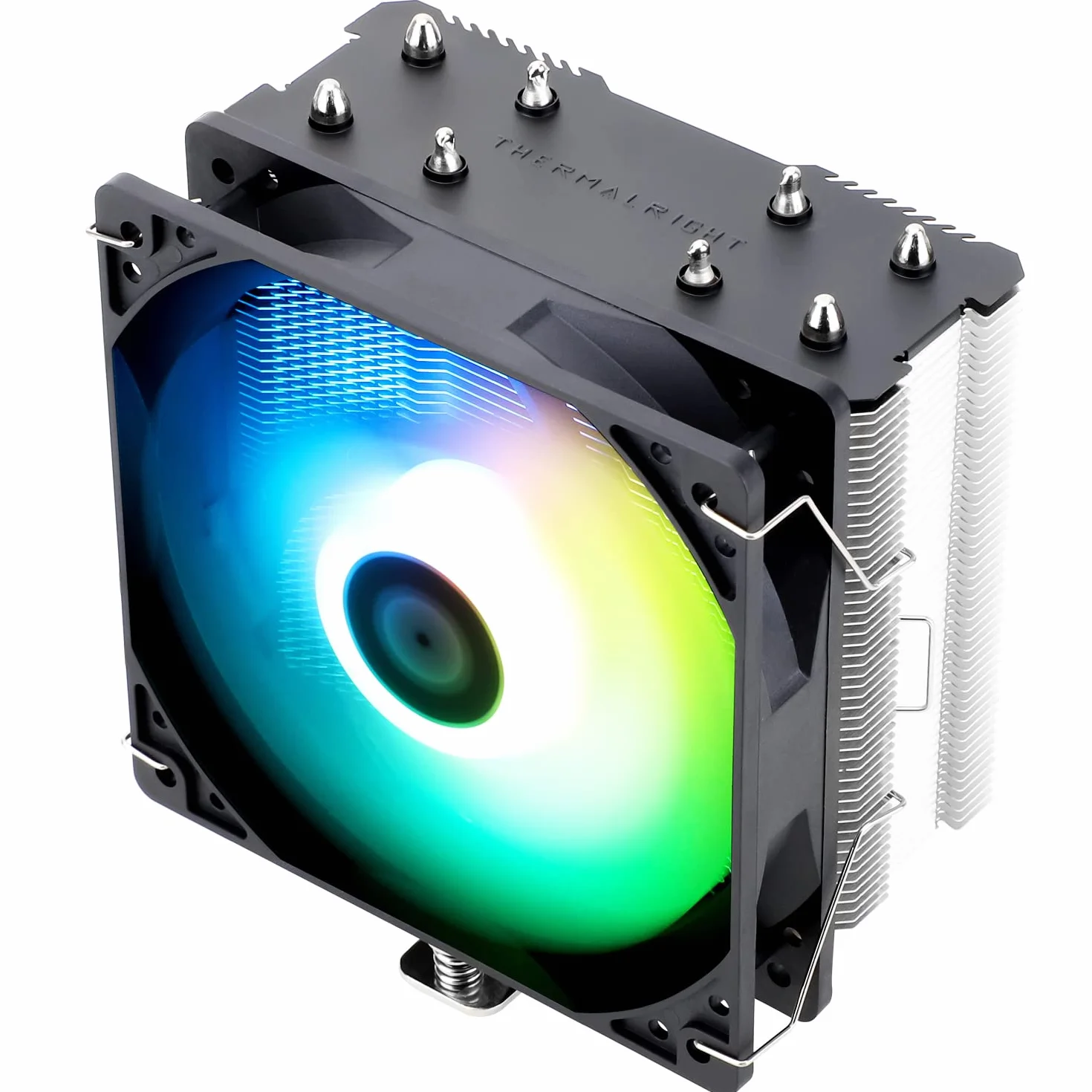 Thermalright Assassin X 120R SE V2 CPU chłodnica powietrza, 4 rury grzewcze, TL-C12C-L V2 PWM cichy wentylator CPU z łożyskiem S-FDB, do AMD AM4 AM5/Intel LGA 1700/1150/1151/1200, stały kolor lampy