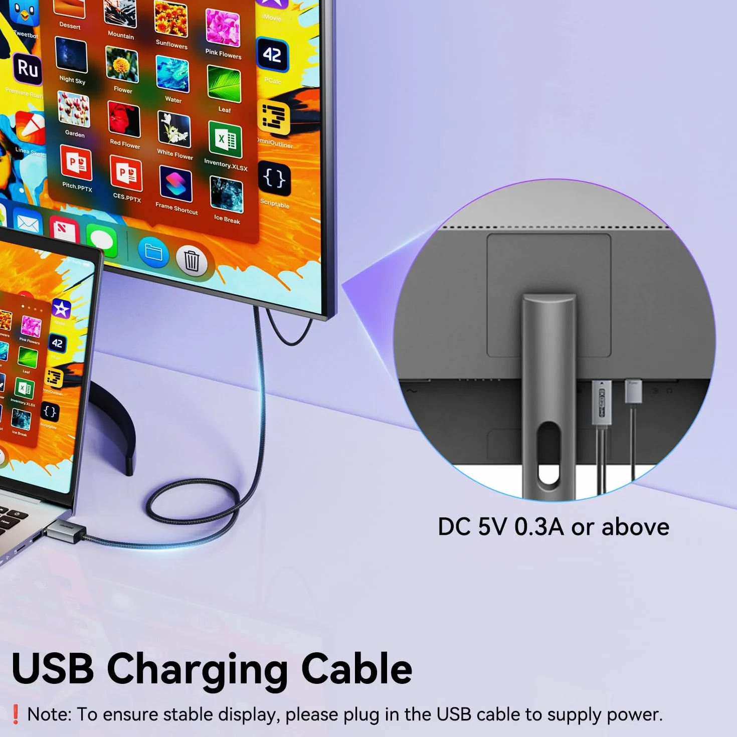 BENFEI Kabel DisplayPort 1.4 do HDMI 2.1 1.8 m 8K przy 60 Hz 4K przy 240 Hz/165 Hz/144 Hz/120 Hz, jednokierunkowy DP (źródło) do HDMI (wyświetlacz) z zasilaczem USB 5V/1A, obsługuje HDR/DSC/HDCP 2.3