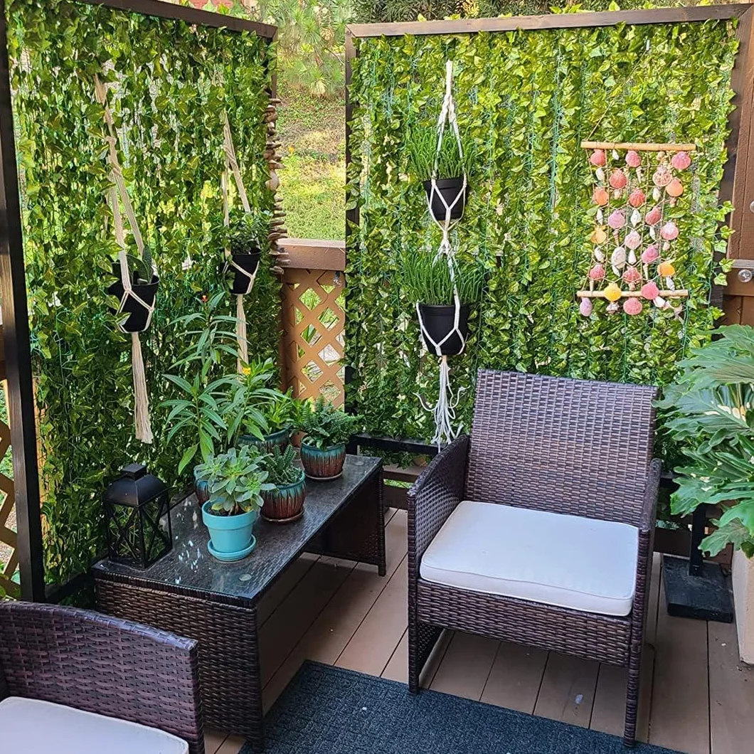 Lierre Artificielle Guirlande Vigne 2.2M, Plante Artificielle Extérieur Décoration Mariage