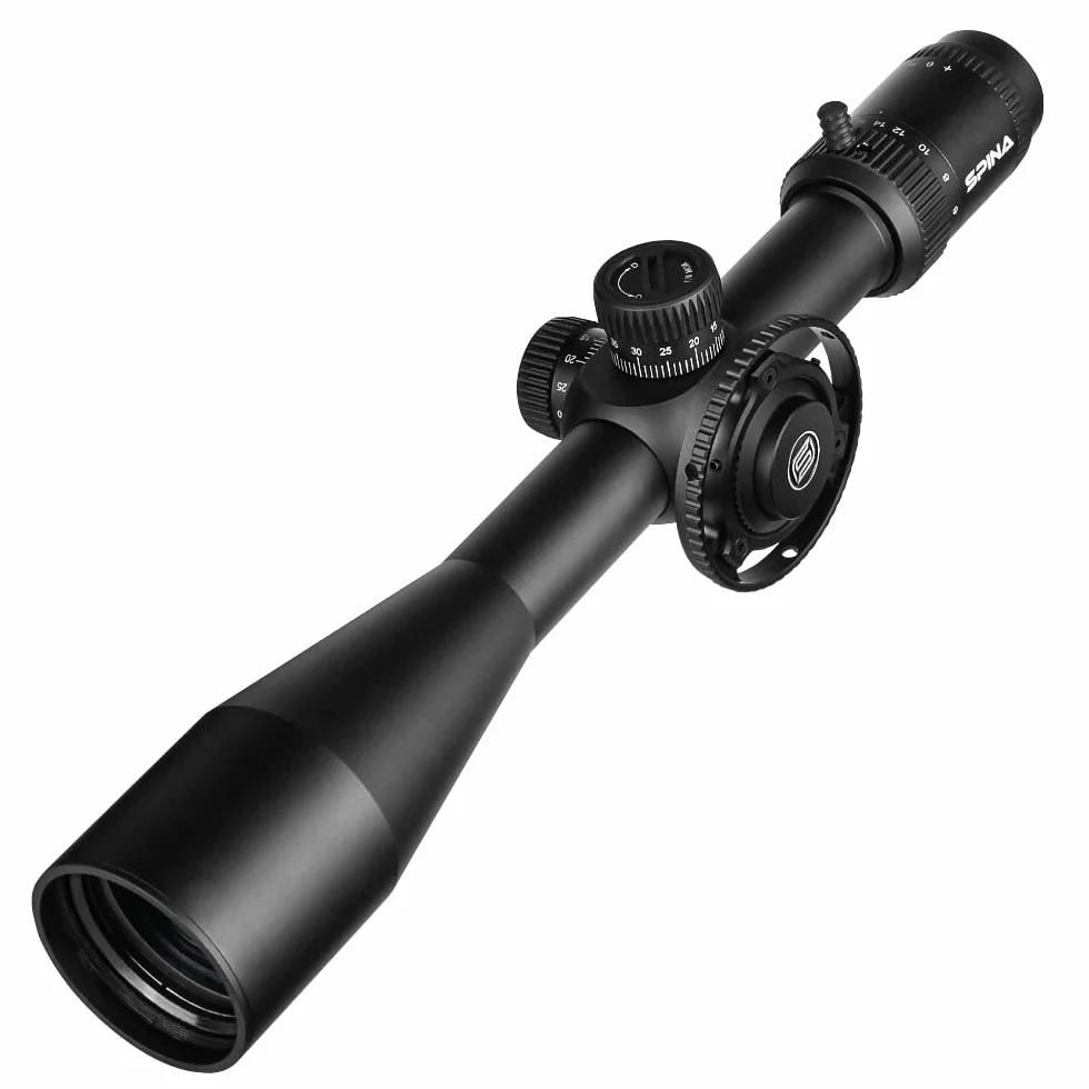 SPINA OPTICS 6-24X50 FFP Pierwszy Focus Plane Telescopic Sight Zakres karabiny MIL Dot Reticle Polowanie Strzelanie karabiny Optical Sight