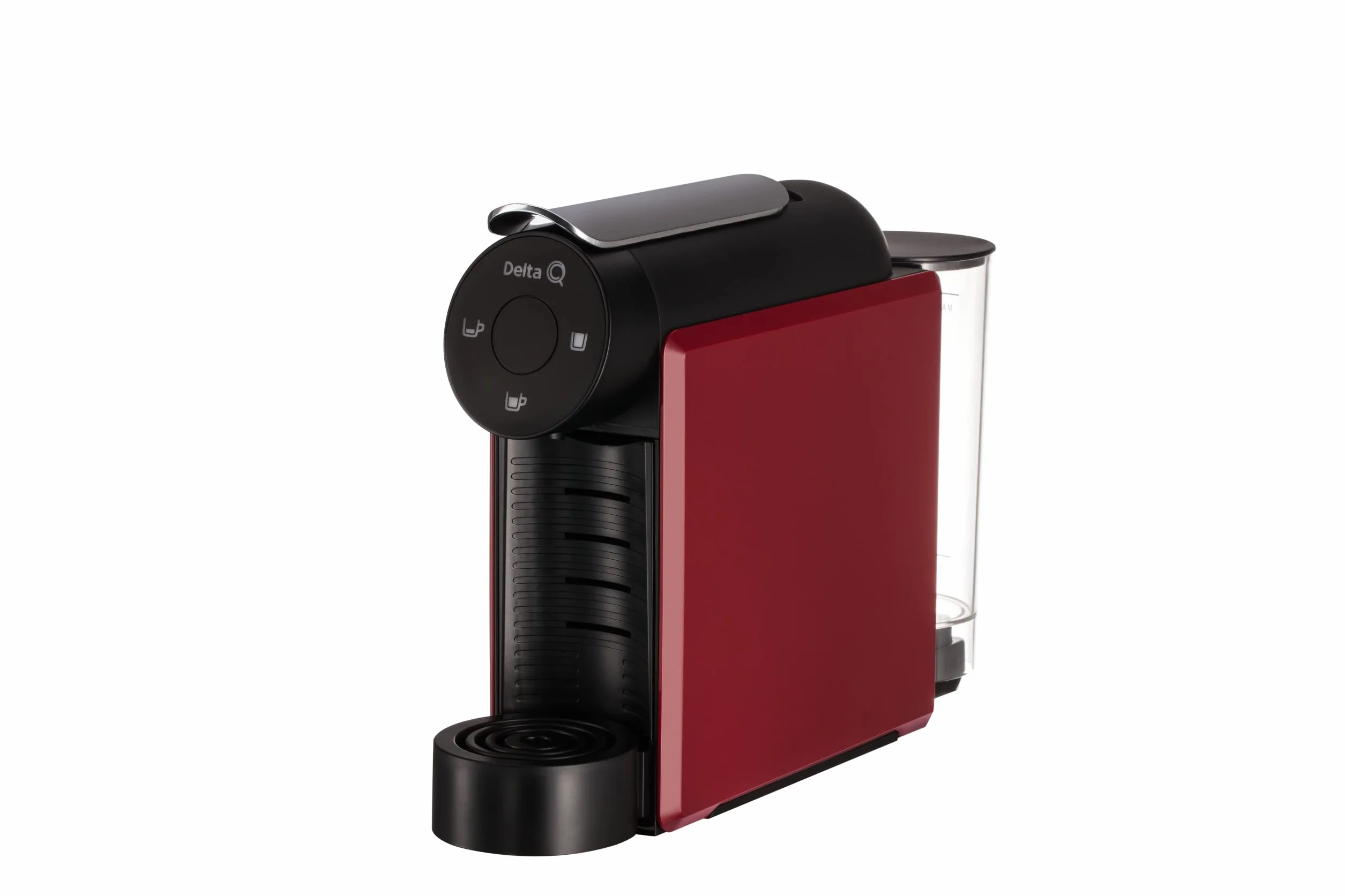 Delta Q - Mini Qool Red - Machine à café à capsules Delta Q compacte, polyvalente et minimaliste - Facile à utiliser