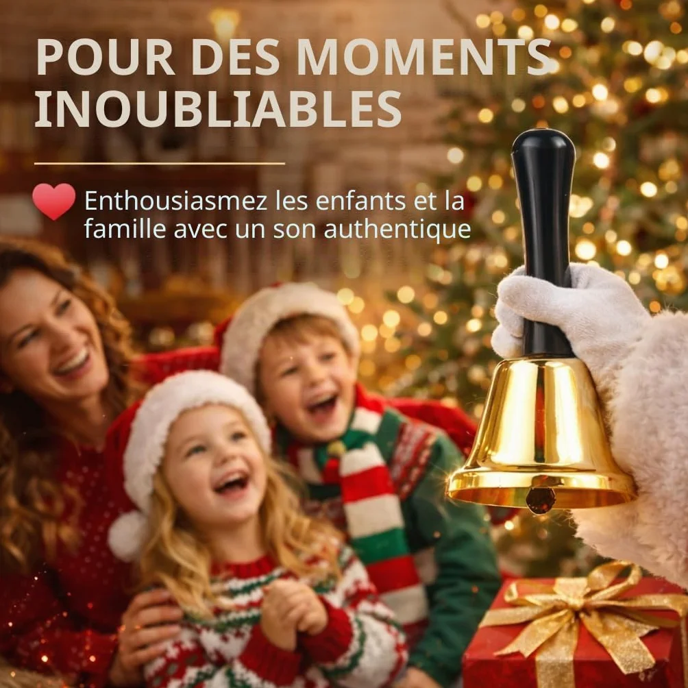 Cloche de Noël - Accessoire Costume Père Noël