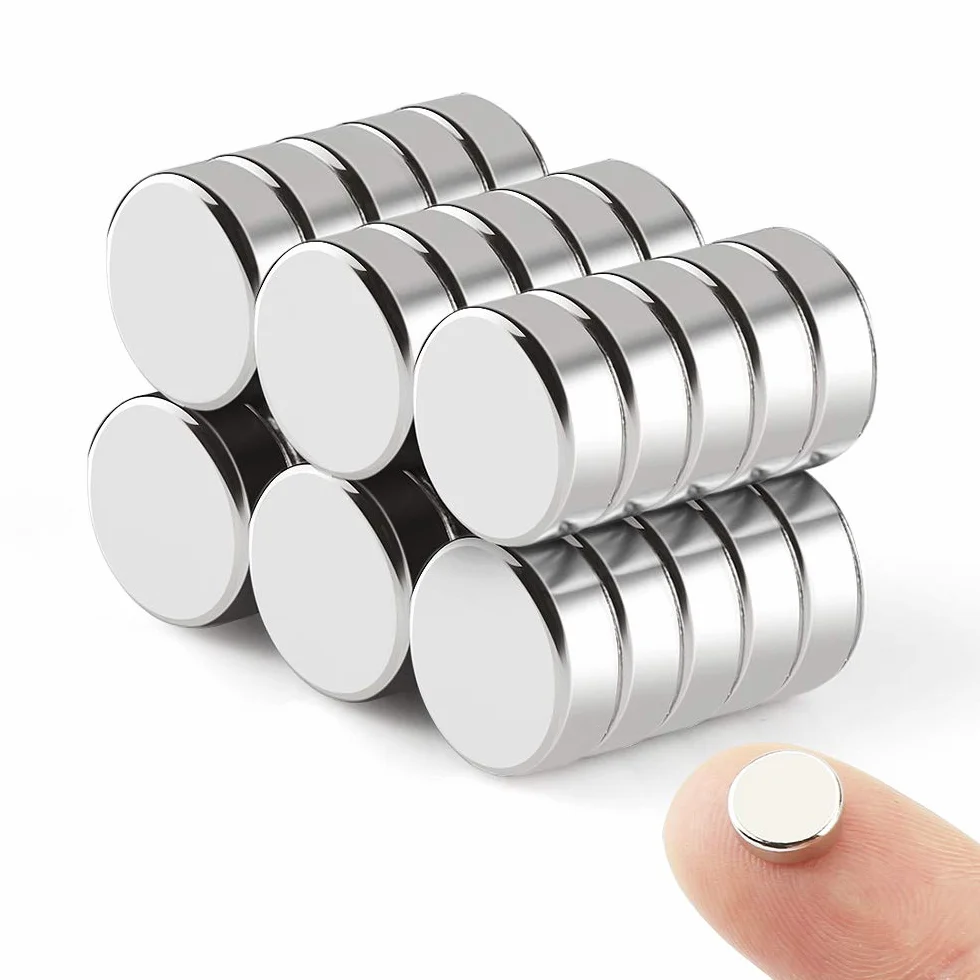 Aimants en Néodyme Wukong 30 Pièces 8x3mm Petits Aimants Frigo