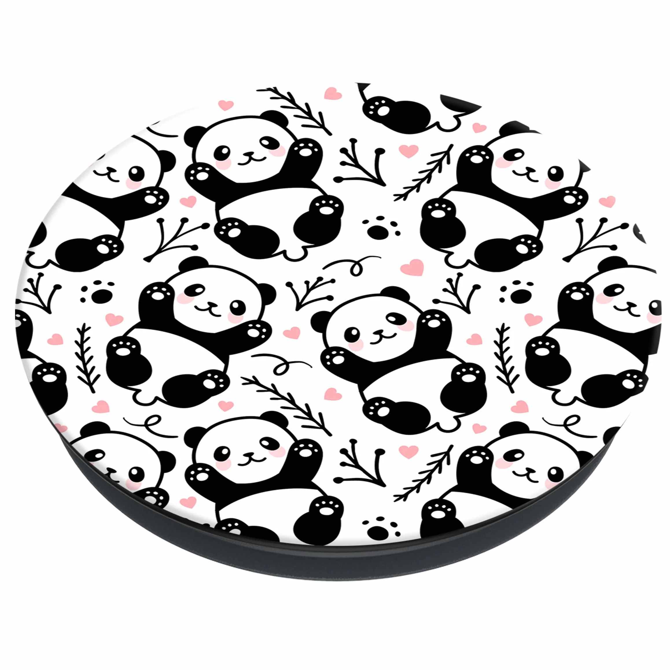 PopSockets PopGrip | Uchwyt do smartfonów i tabletów | Uchwyt na palec Basic Panda Boom