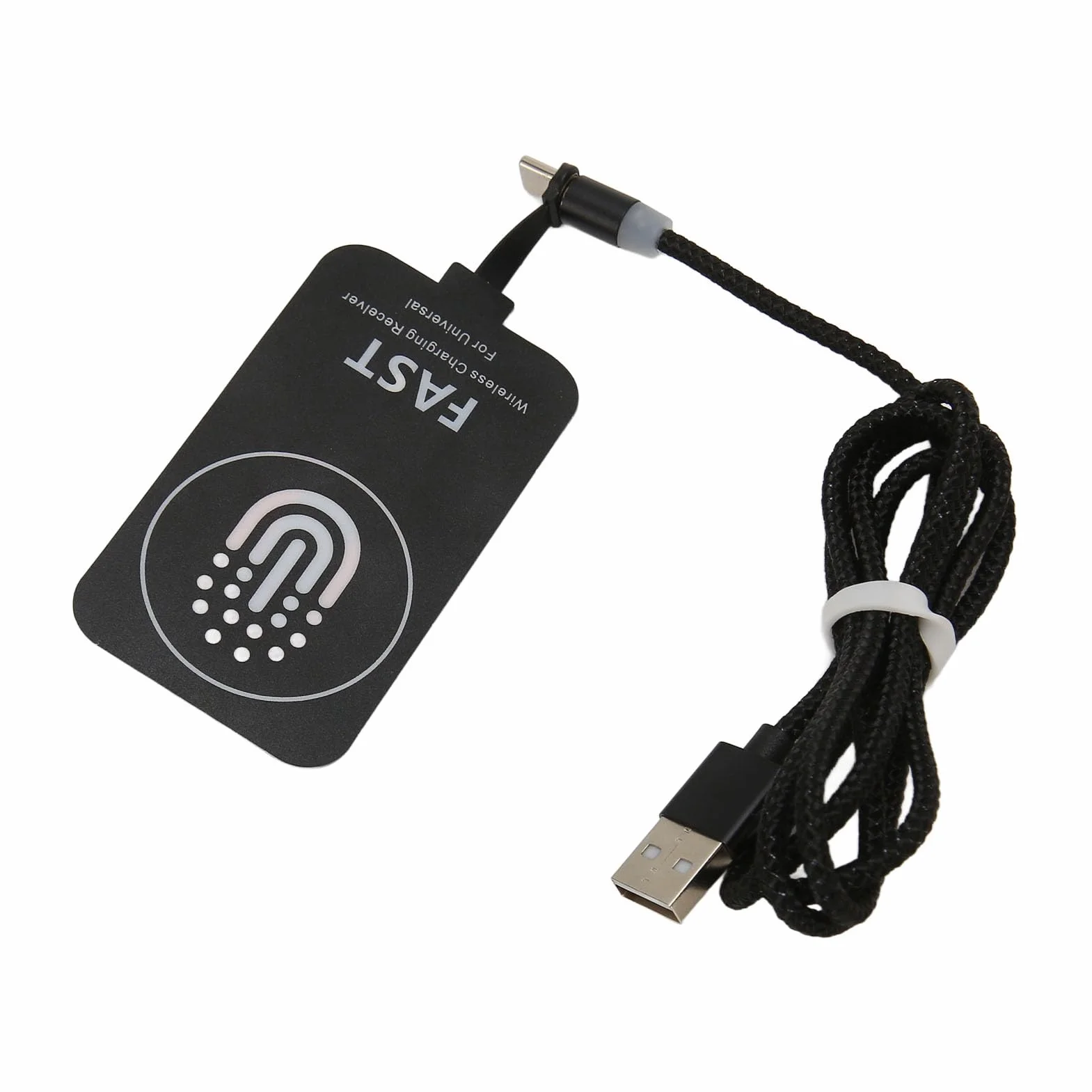 Bezprzewodowy Odbiornik ładowania Typu C, Ssanie Magnetyczne USB C Qi Bezprzewodowa ładowarka z Odbiornikiem Łatka ładująca