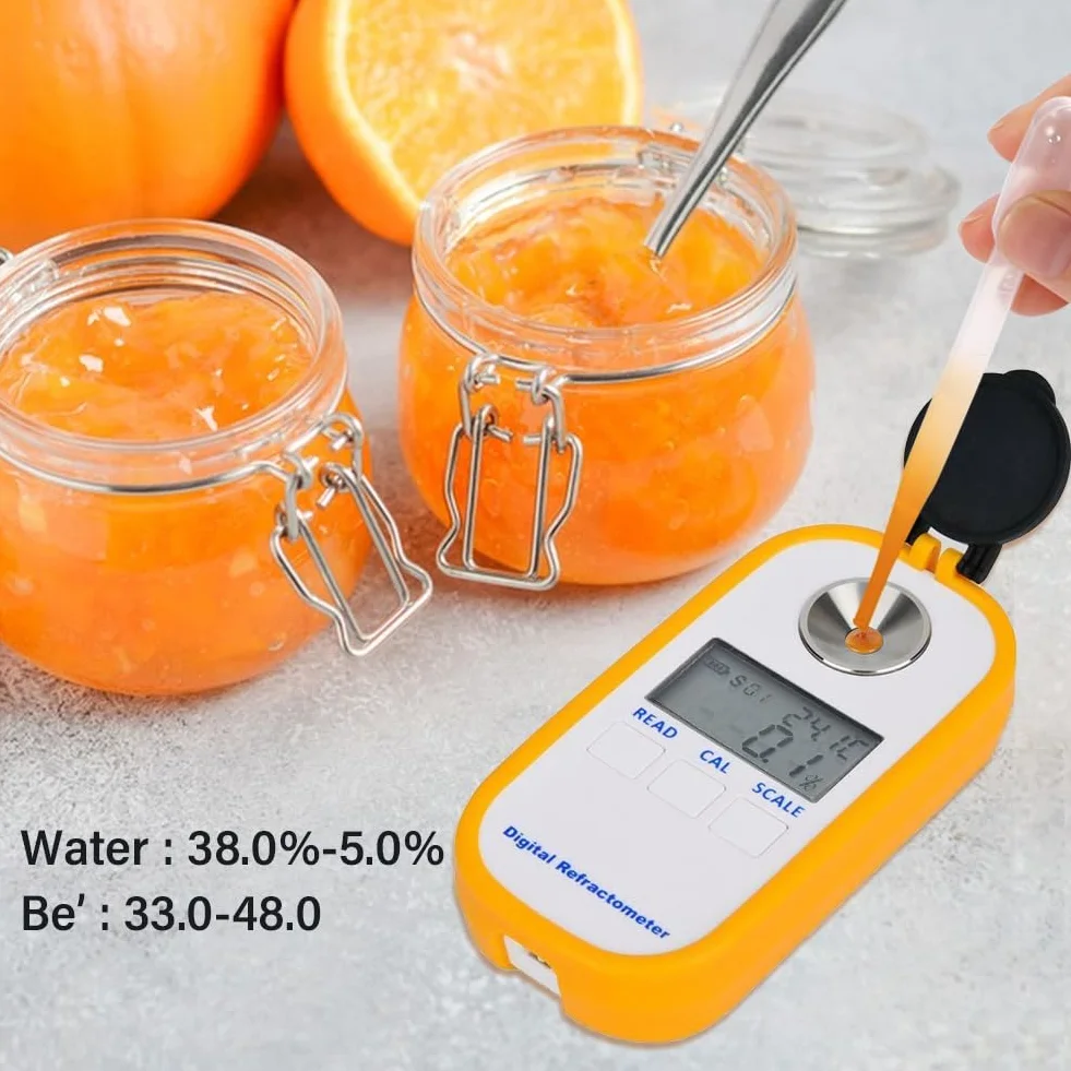 Persistence Instrument de Mesure DR301 Réfractomètre Numérique Portable à Miel Réfractomètre Numérique