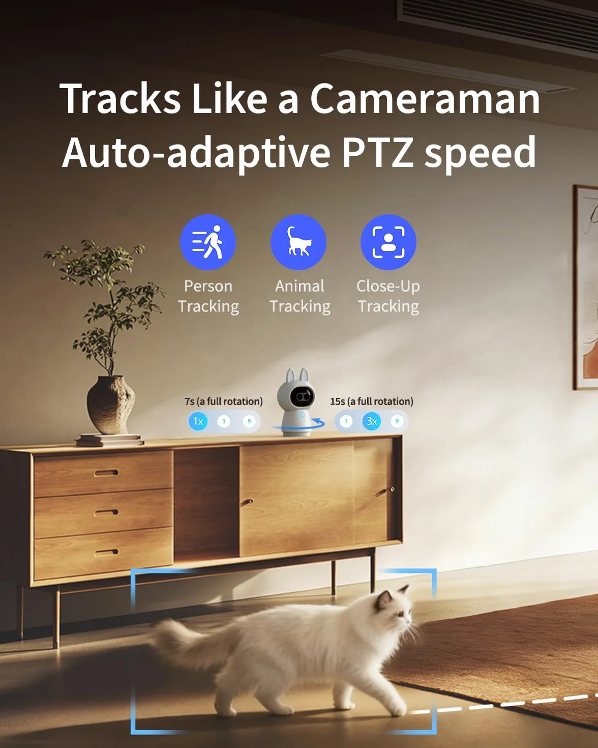 Aqara 4K UHD Matter Camera Hub G350 : Dual-Lens, zoom 9x, obrót 360°, śledzenie AI, rozpoznawanie twarzy/gestów. Współpracuje z Apple HomeKit, Alexa, Google Home i SmartThings