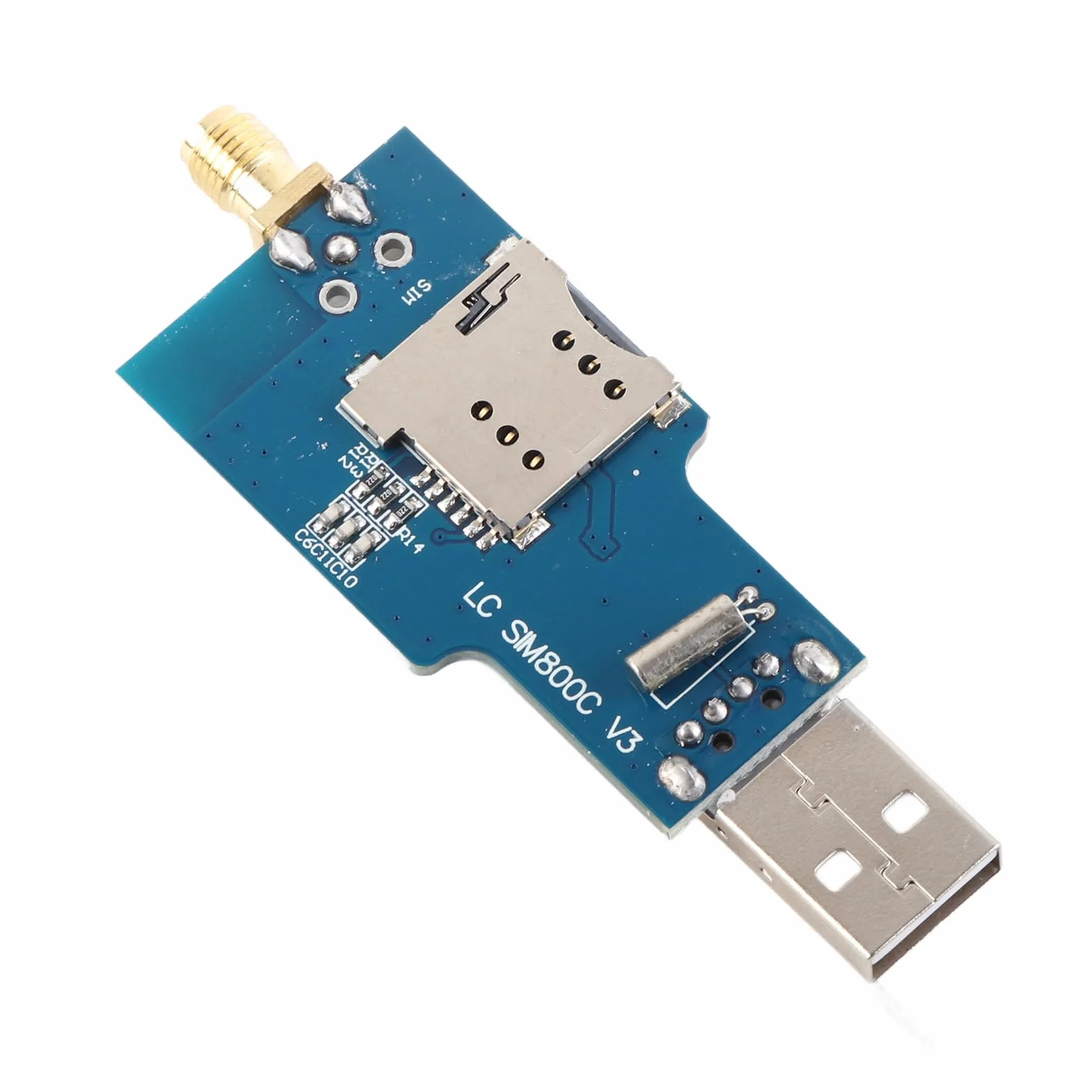 Module SIM800C USB vers GSM pour Données Vocales SMS GPRS TTS