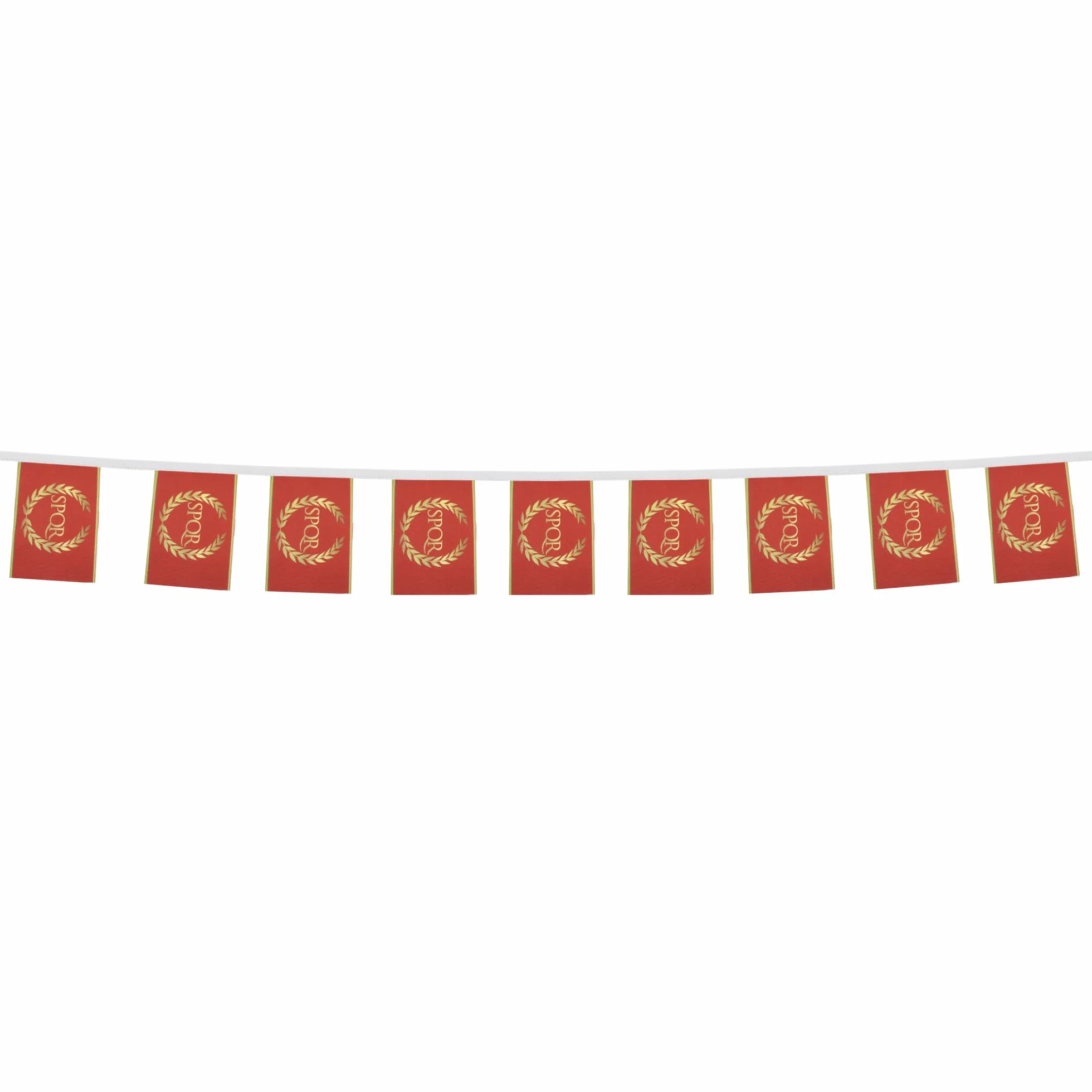 AZ FLAG Guirlande Drapeau Empire Romain 6 Mètres 20 Fanions Jules César 21x14 cm Polyester