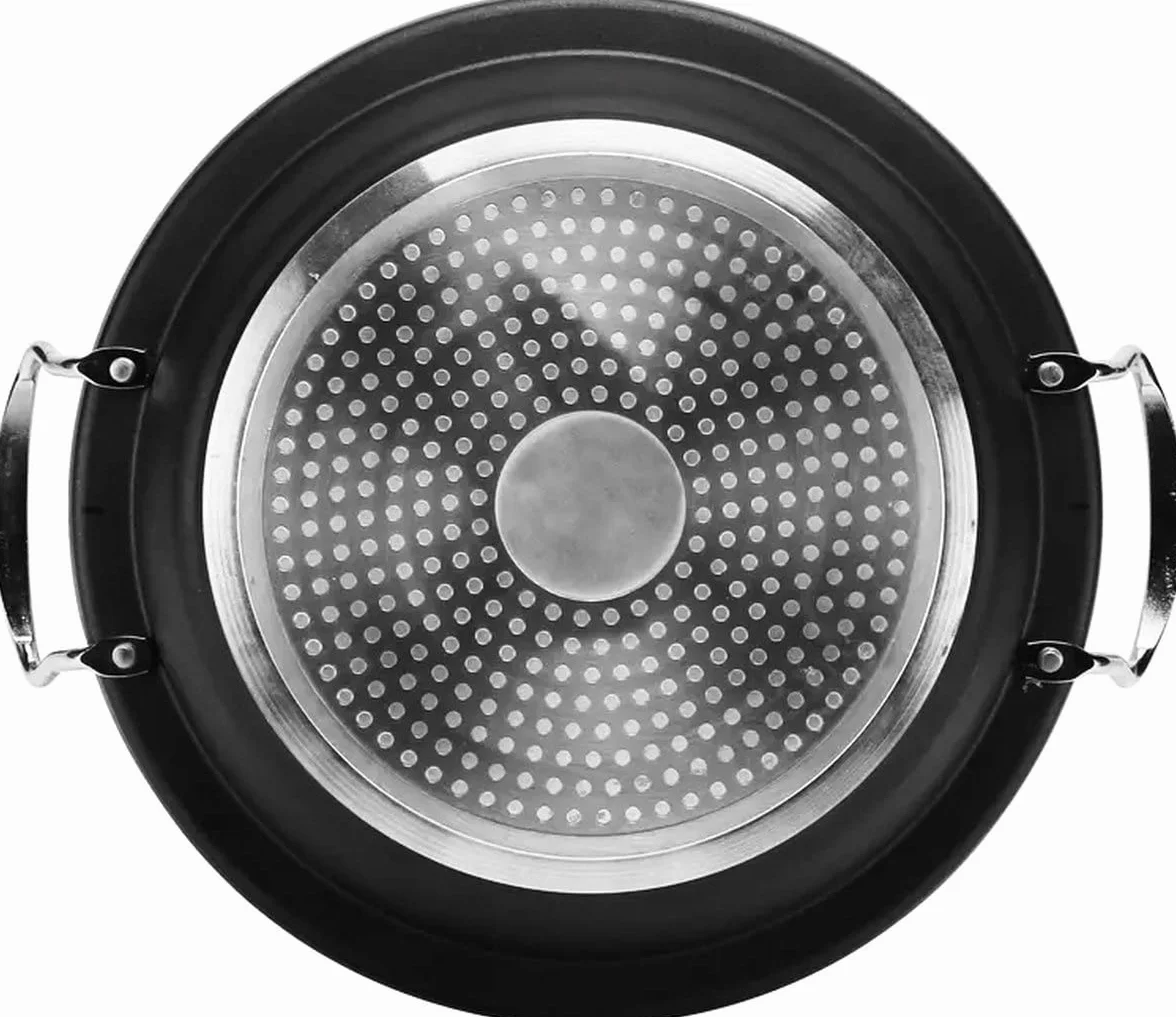 Tajine en céramique et fonte en aluminium adapté à l'induction | Poignées | Convient pour 4-8 personnes | Ø 30 cm
