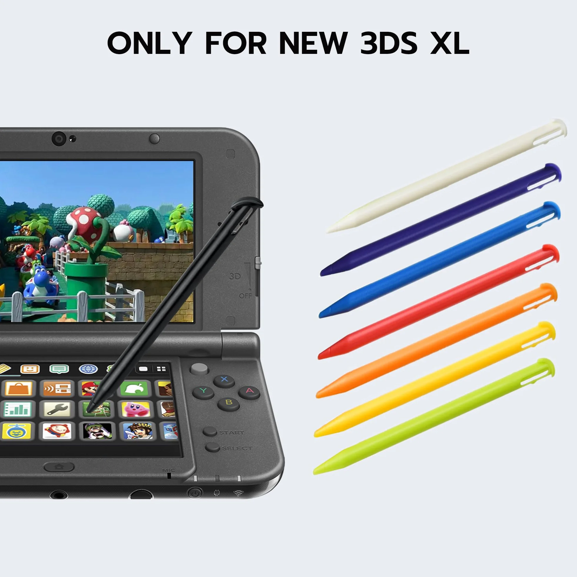 Mcbazel 8 sztuk rysika, rysik do ekranu dotykowego, rysik Stylus Pen do New Nintendo 3DS XL