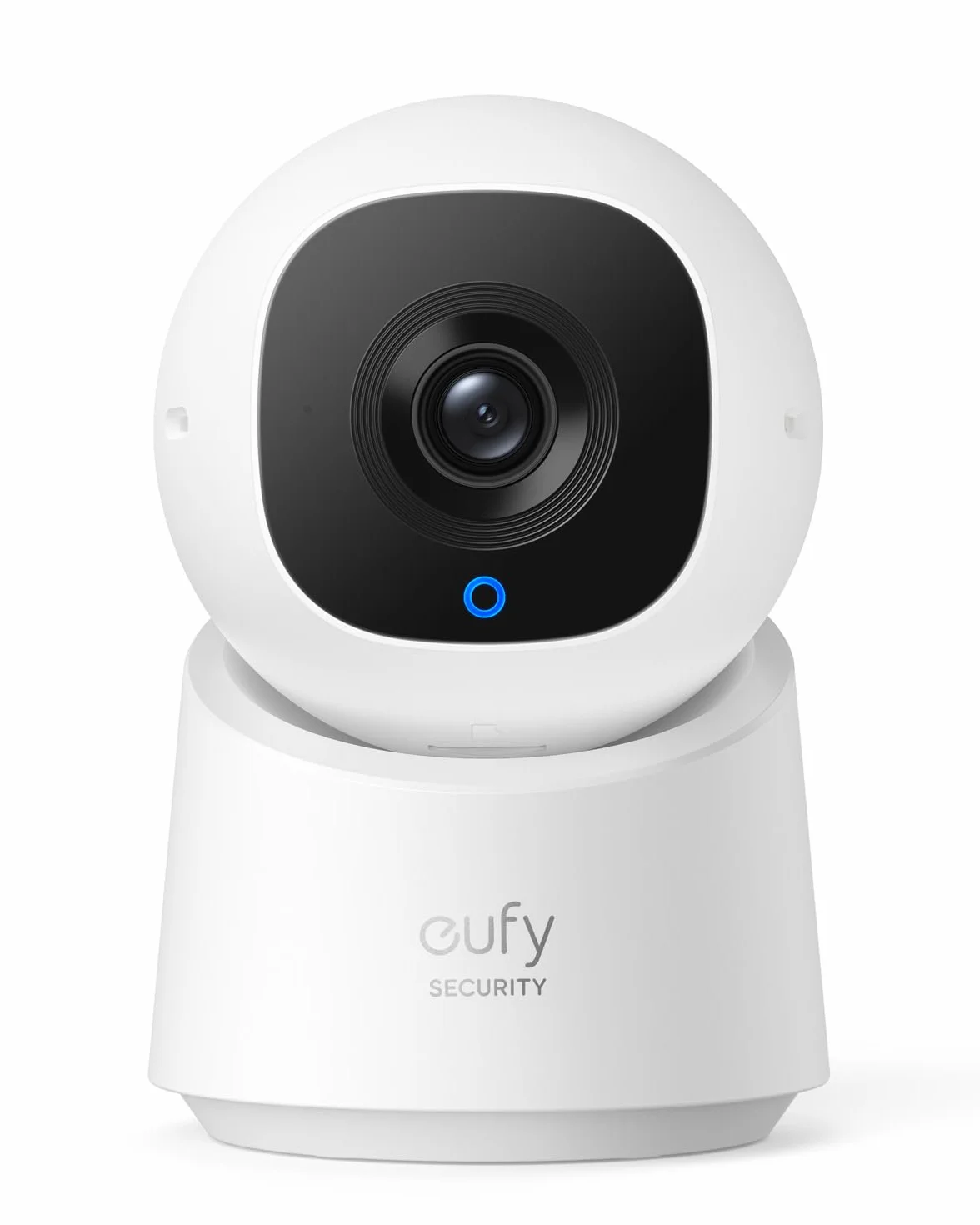 Kamera wewnętrzna eufy Security C220, kamera monitorująca o rozdzielczości 2K, obracana i pochylana o 360°, przewodowa wewnętrzna kamera monitorująca z Wi-Fi, wykrywanie ludzi AI