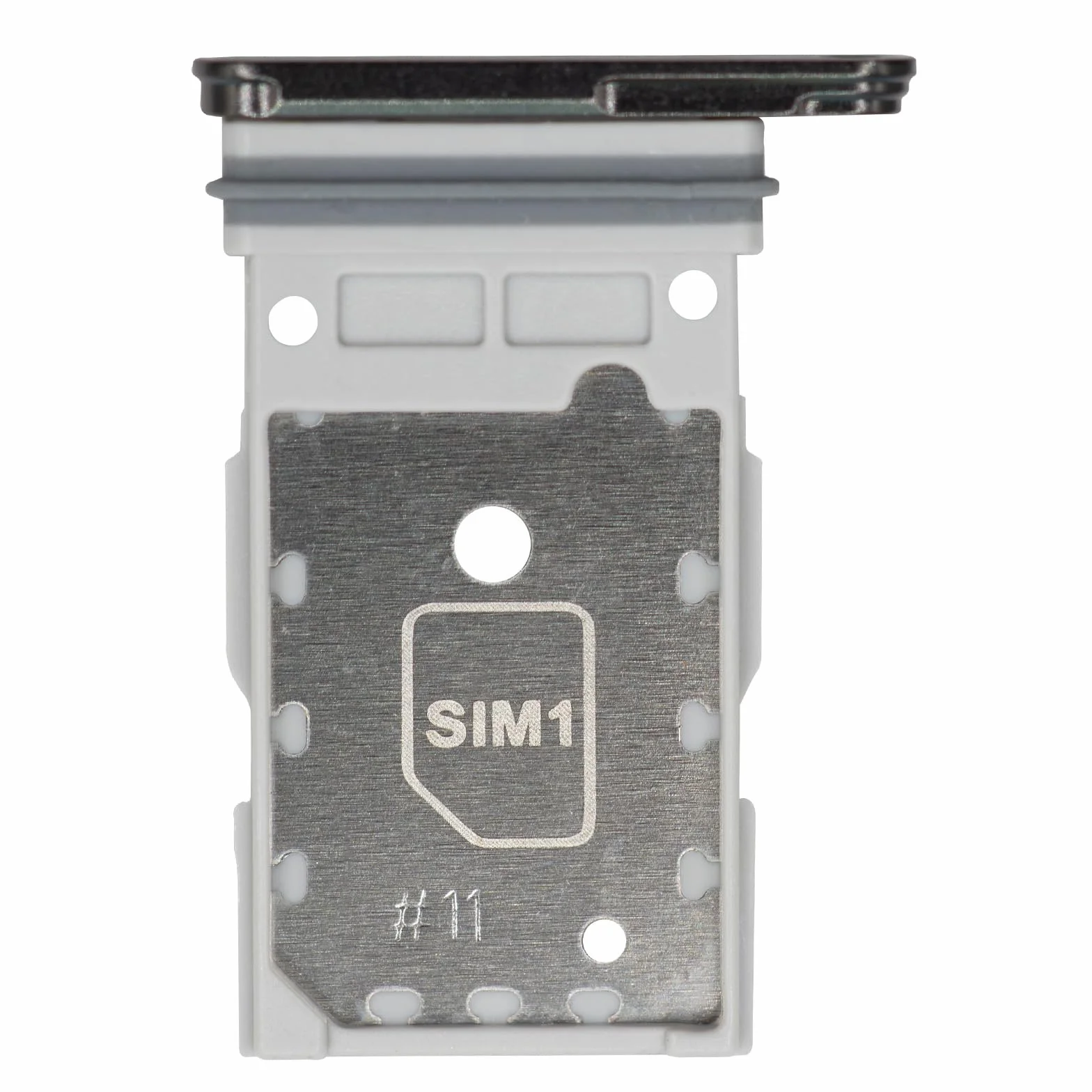MMOBIEL Ramka do Karty Dual SIM Kompatybilny z Samsung Galaxy S24 Ultra - Tacka Karty Dual SIM - SIM Card Holder Replacement - Z Pinezką SIM i Wodoodporny Gumowy Pierścień - Czarny