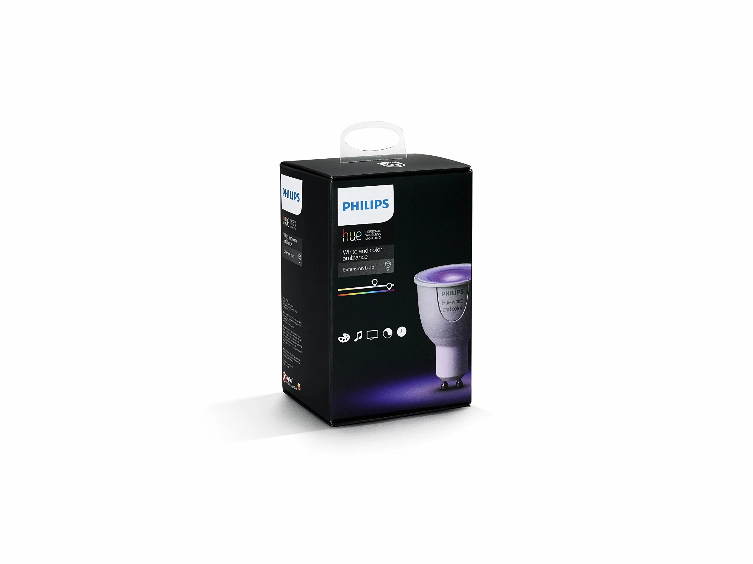 Philips Lighting 8718696485880 Hue Ampoule LED Connectée GU10 Verre Blanc 6,5 W