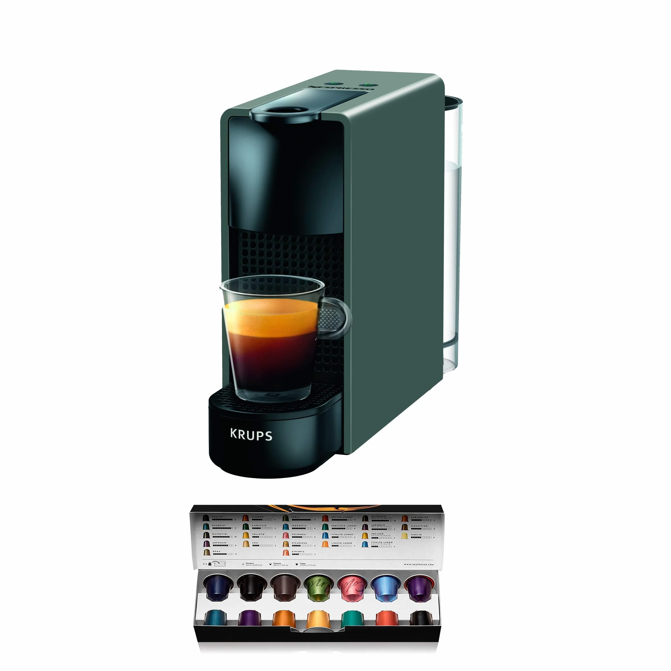 Nespresso Krups XN110BRD Essenza Mini machine à café capsules 0,6 L 19 bars gris