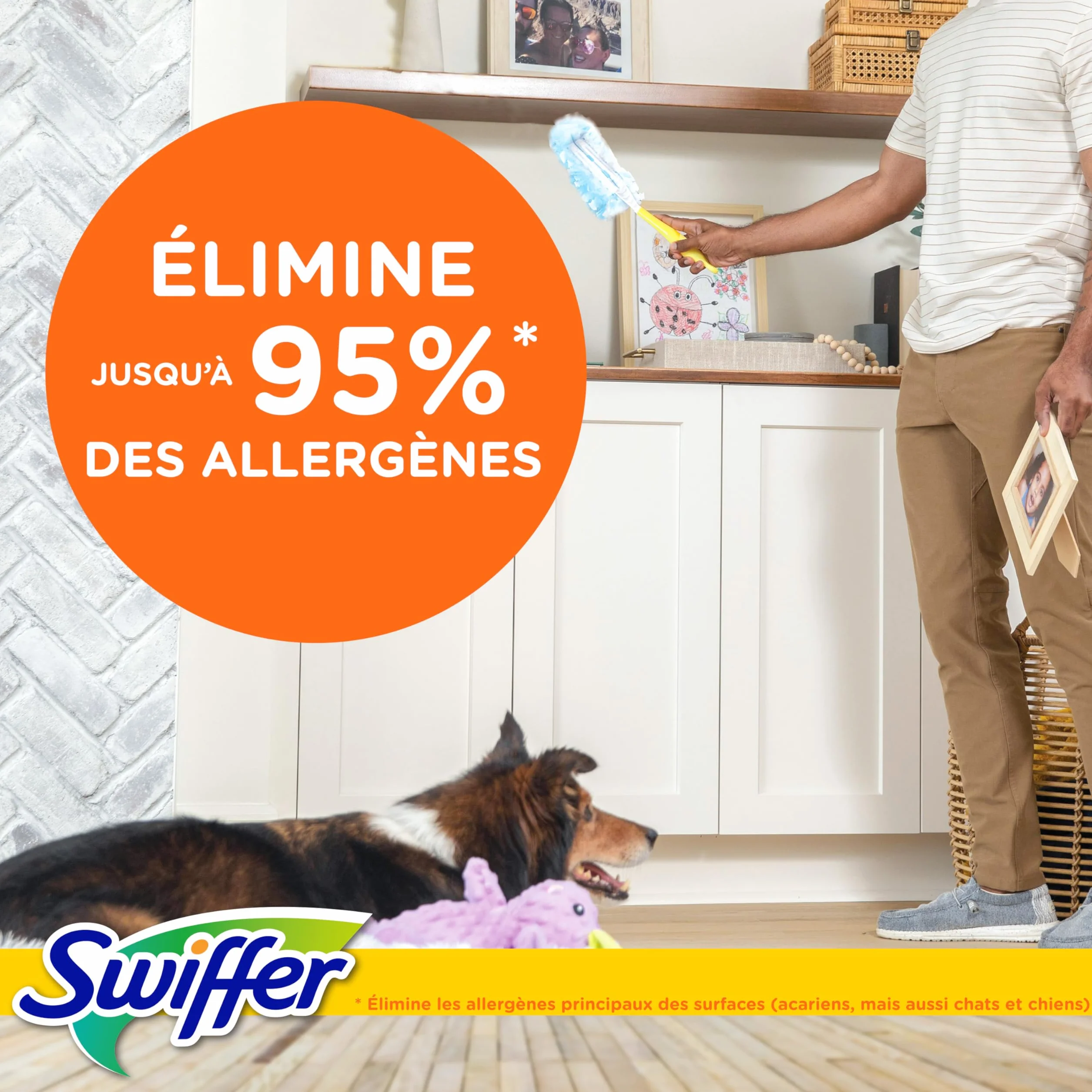 Swiffer Duster Plumeau Recharges 18 Unités Capture Poussière Poils Allergènes