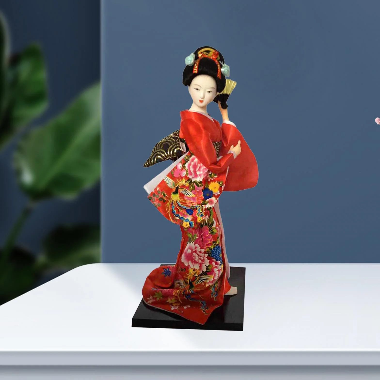 Poupées Geisha japonaises ethniques, poupée kimono 9 pouces, statue asiatique décoration table