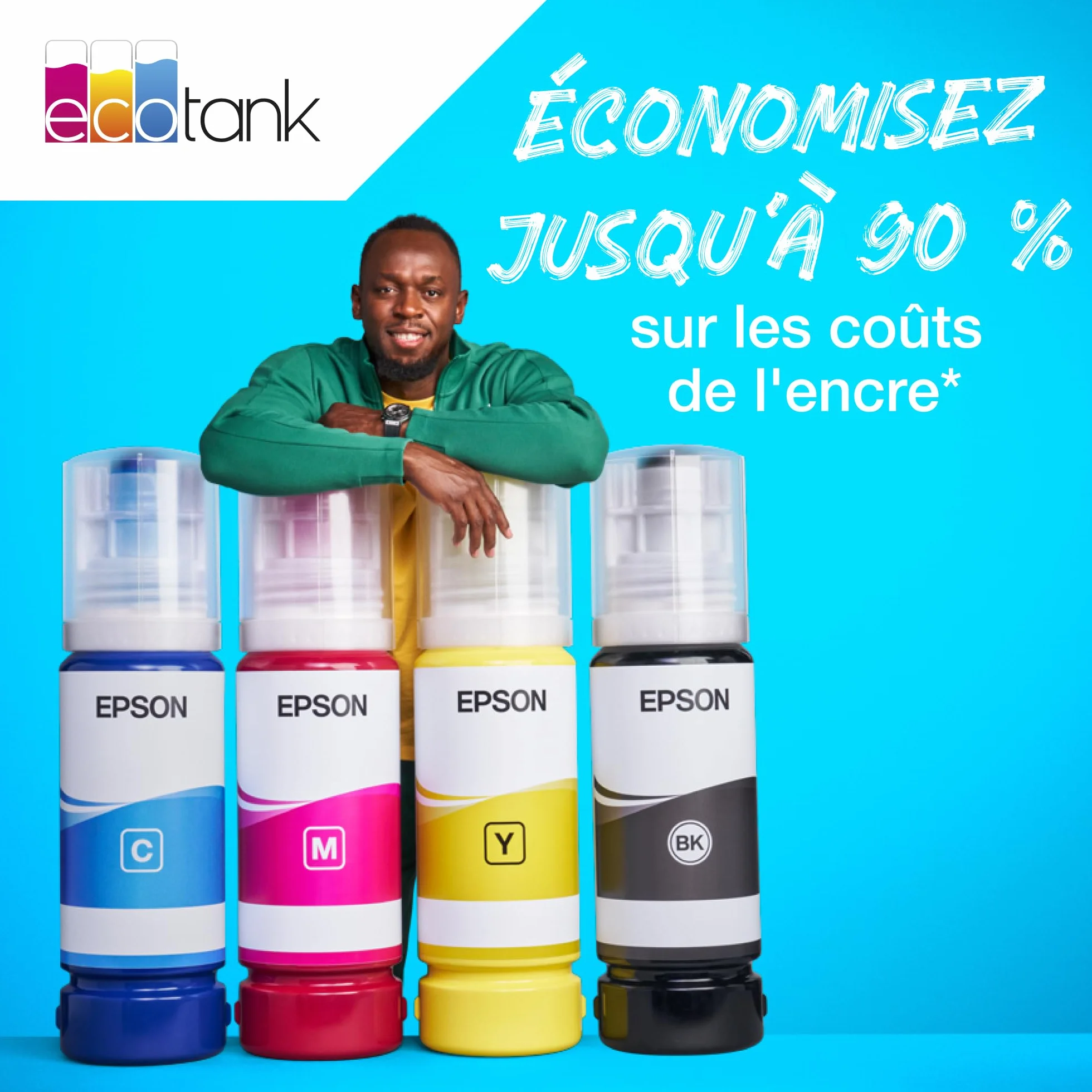 Epson EcoTank 104 Bouteille d’Encre Noir Haute Capacité 4,500 Pages