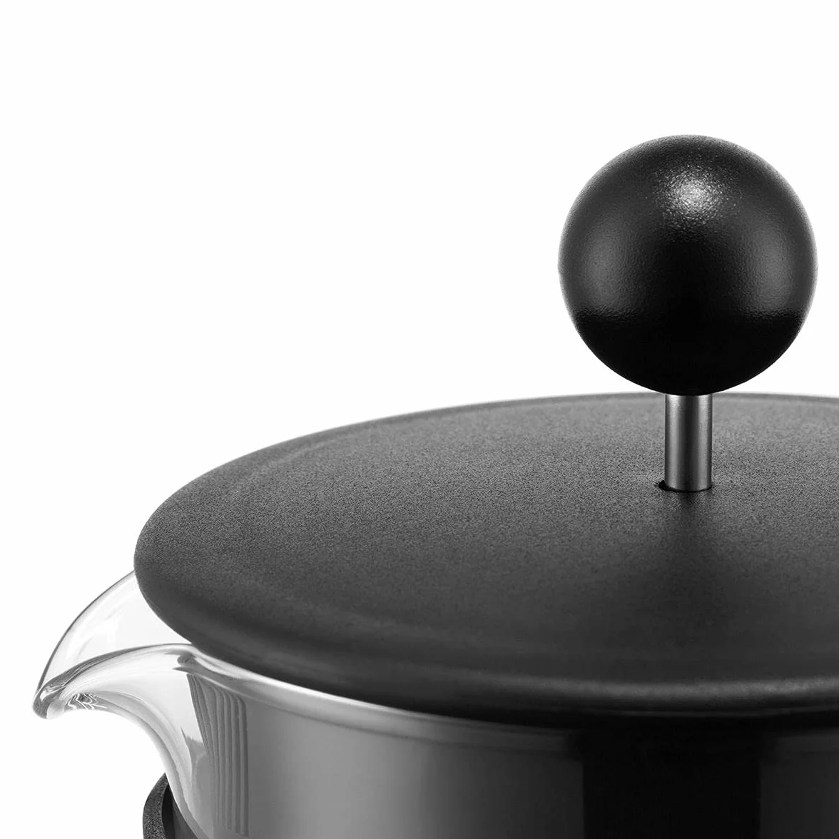 Bodum Kenya Cafetière à Piston 1L 8 Tasses en Verre Borosilicate et Inox Passe au Lave-Vaisselle