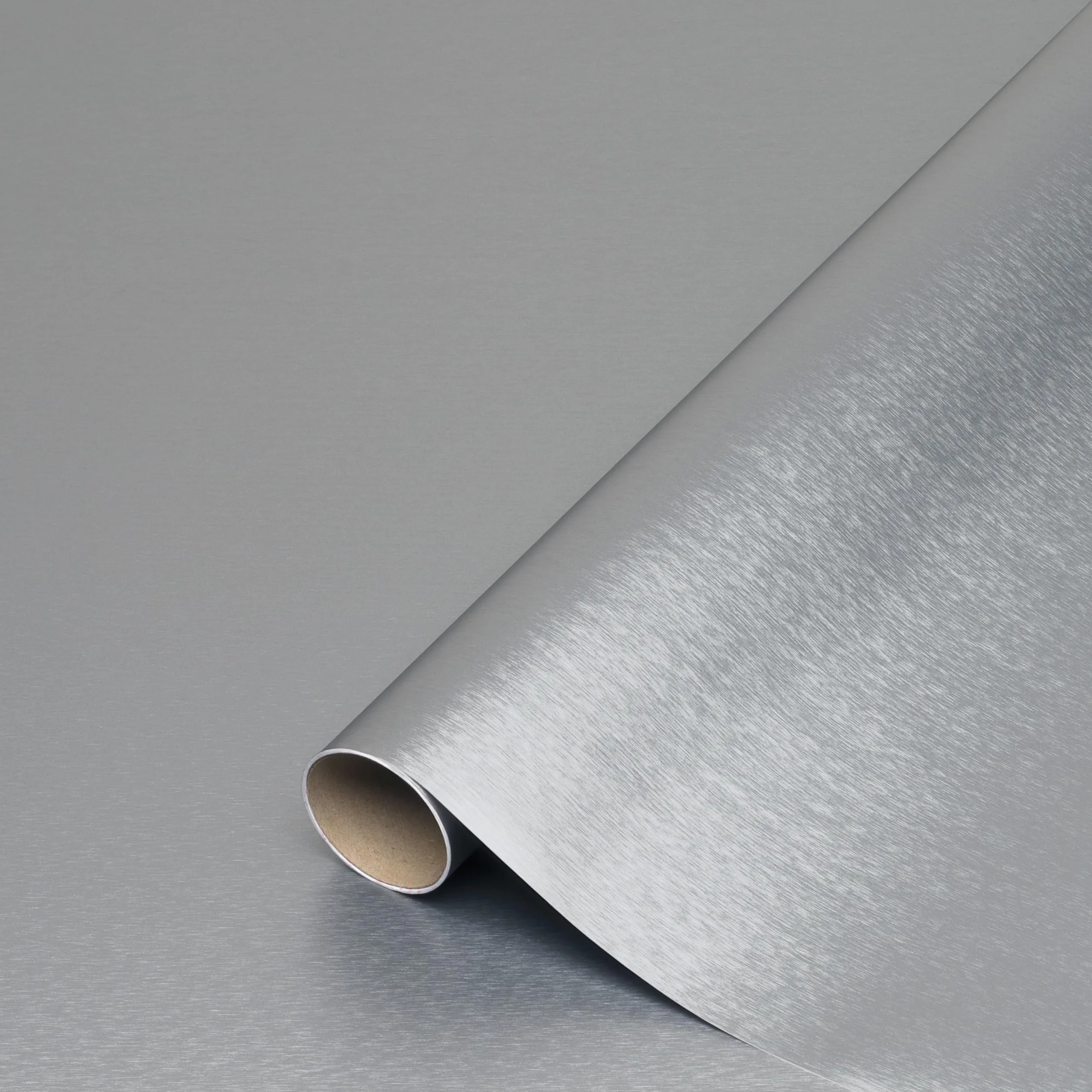 d-c-fix film adhésif Platino Argent 45 cm x 1,5 m vinyle métallique brillant pour meuble cuisine armoire