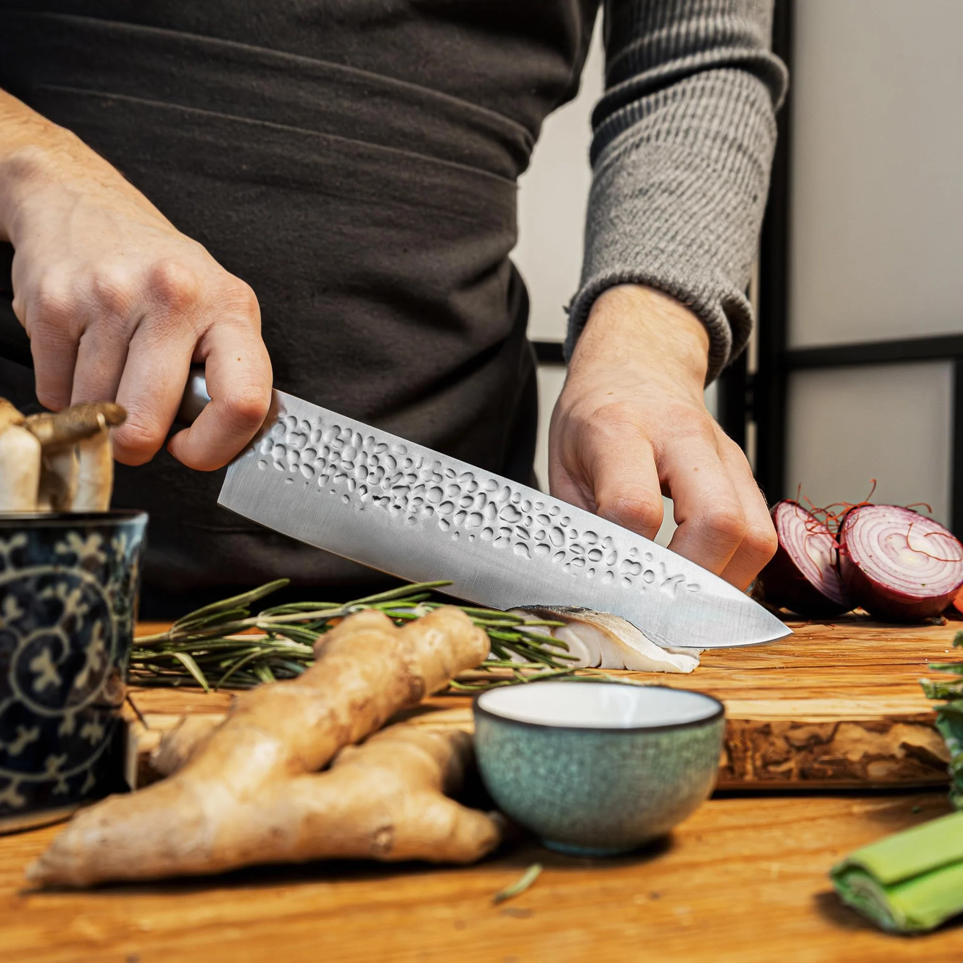 KOTAI Couteau de cuisine KOTAI GYUTO Lame 20cm KT-SG-001H