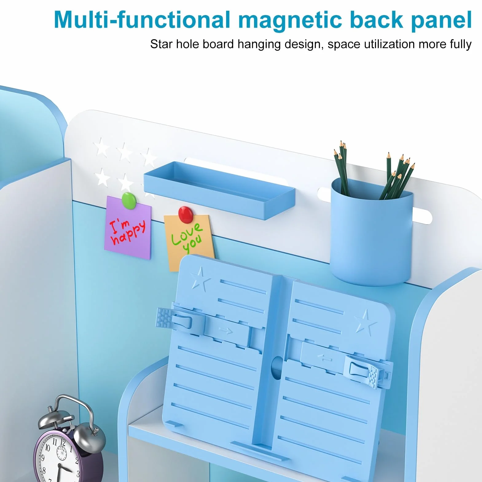 Ensemble de bureau et de chaise réglables pour enfants - Chaises d'apprentissage avec séparateurs et tiroirs - Bureau avec chaises ergonomiques - Ensemble de chaises de bureau pour enfants avec