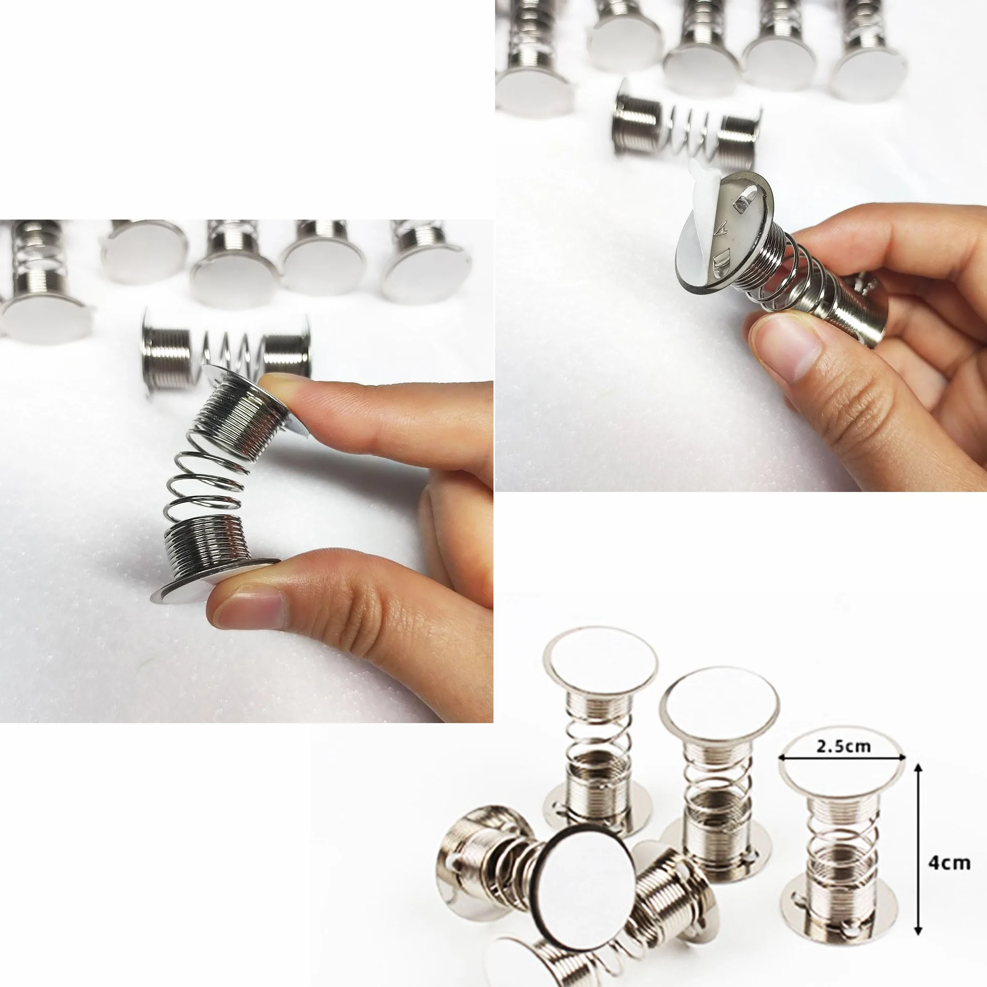 Accessoires de Voiture Secouer La Tête Poupée Support à Ressort Socle à Ressort Bricolage 10 Pièces