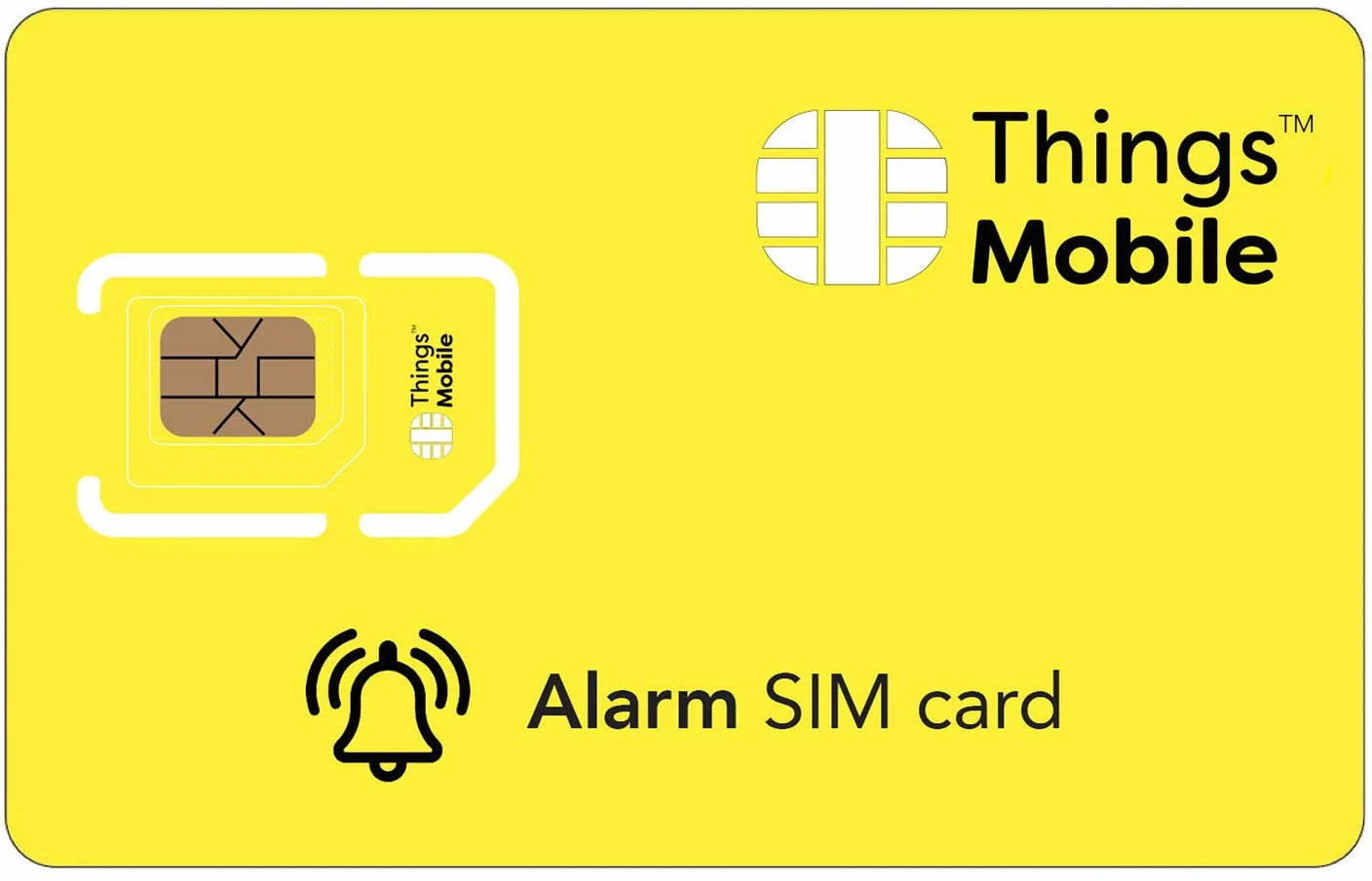 Karta SIM do alarmu i antykradzieżowego - Things Mobile - z globalnym zasięgiem i siecią wielu operatorów GSM/2G/3G/4G, bez stałych kosztów. Nie zawiera kredytu