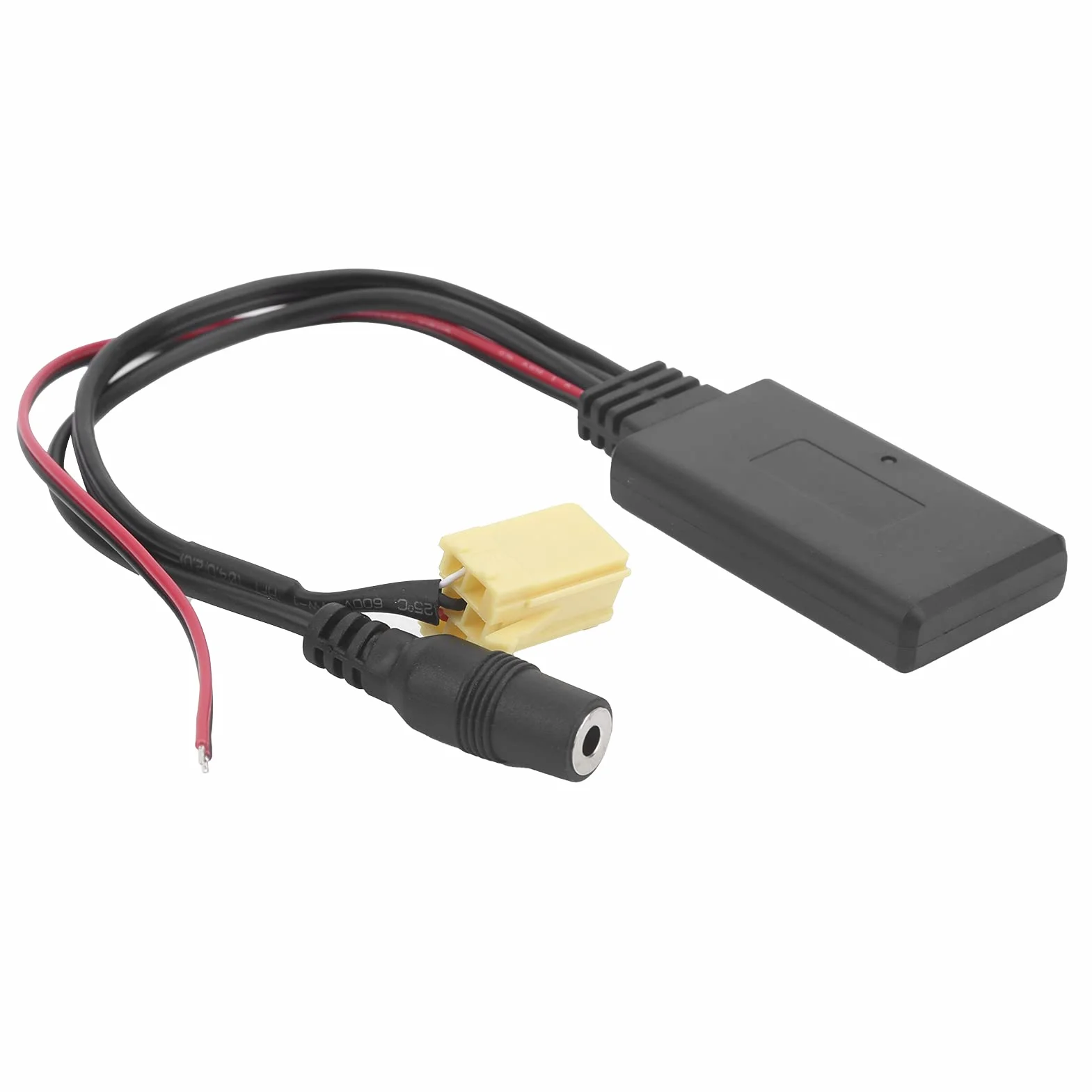 Samochodowy moduł Bluetooth, DC12V 6Pin Bluetooth 5.0 AUX adapter audio z mikrofonem 59.1in kabel pasuje do Fiat Ducato 2011